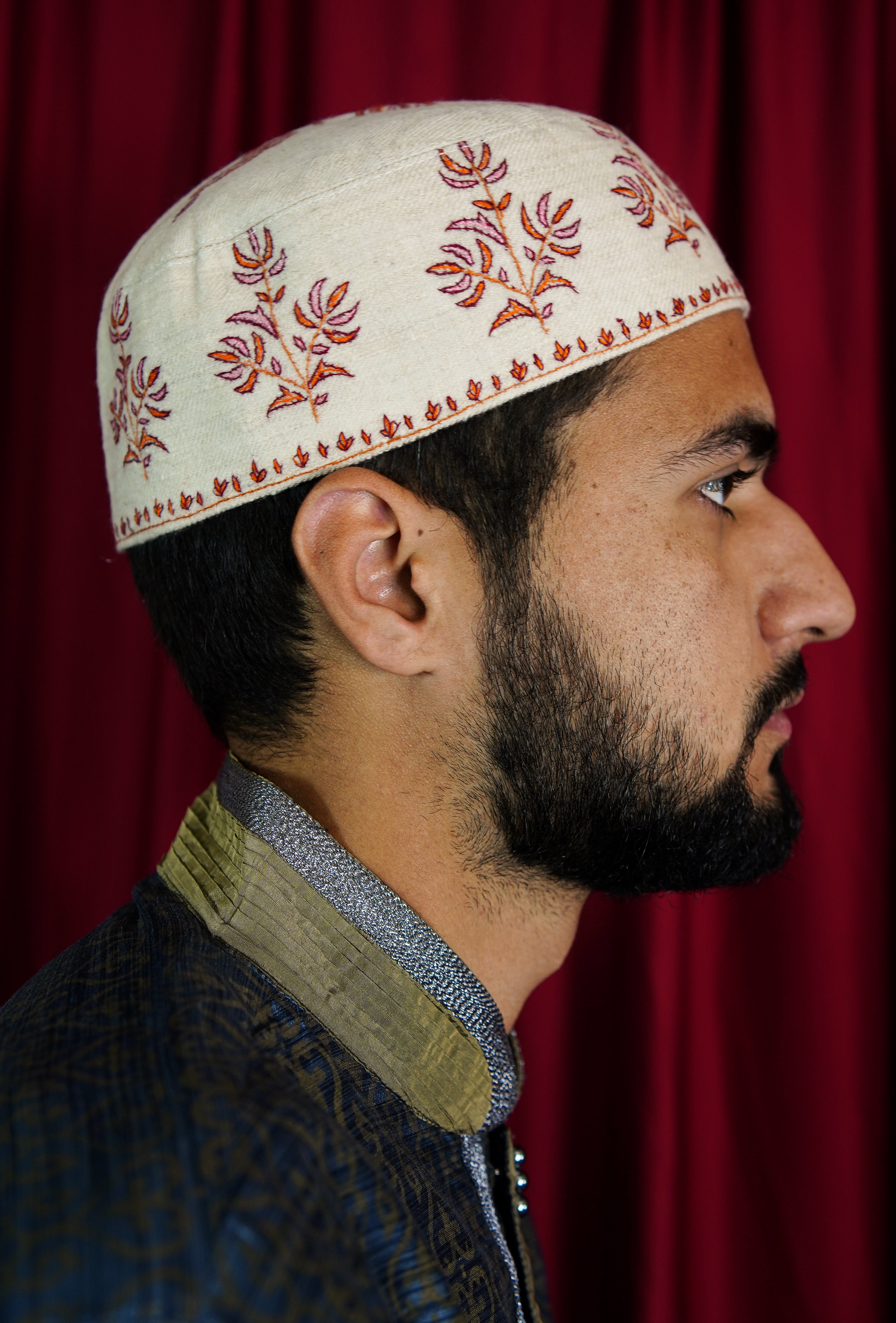 Sozni embroidery cap T076