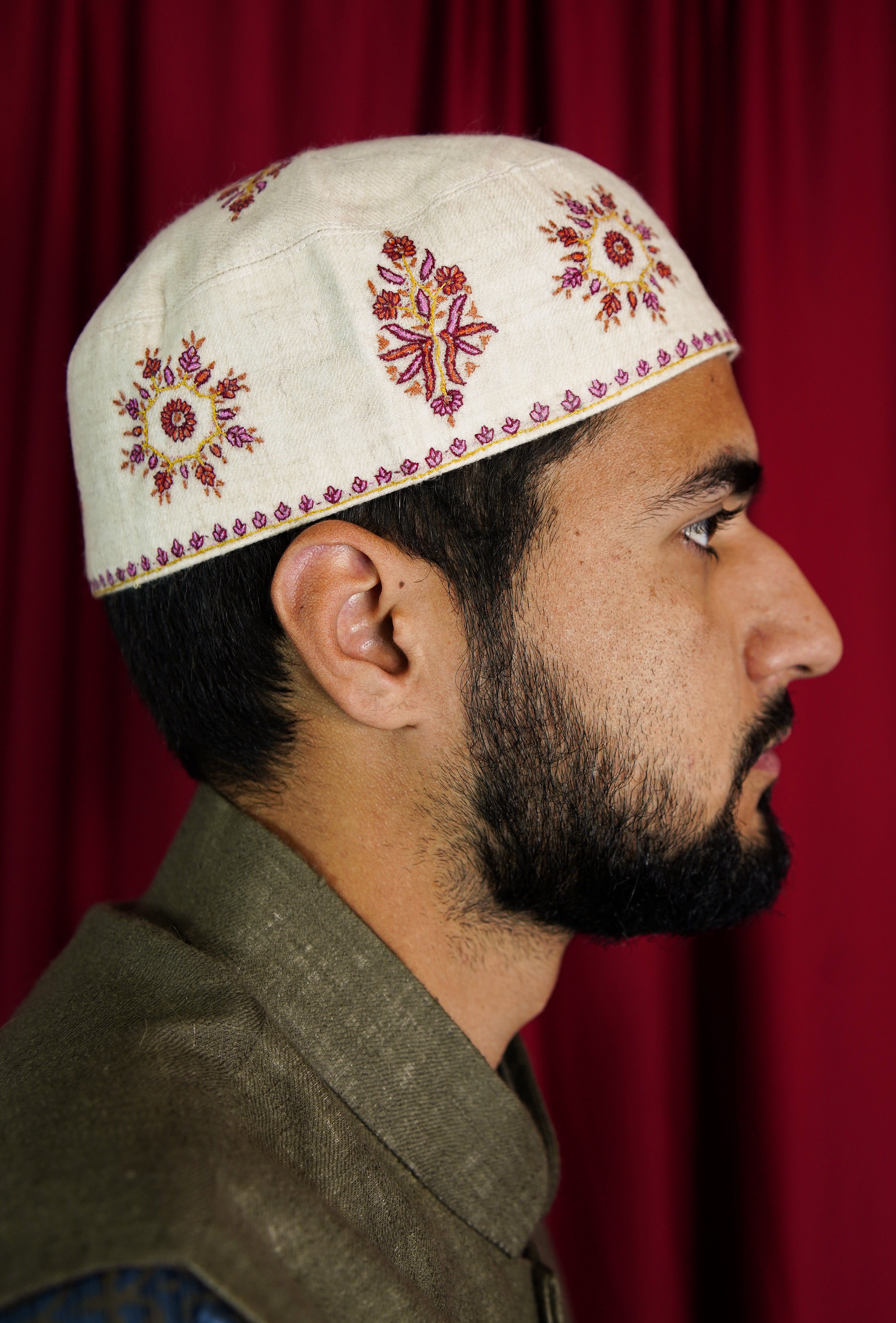 Sozni embroidery cap T078