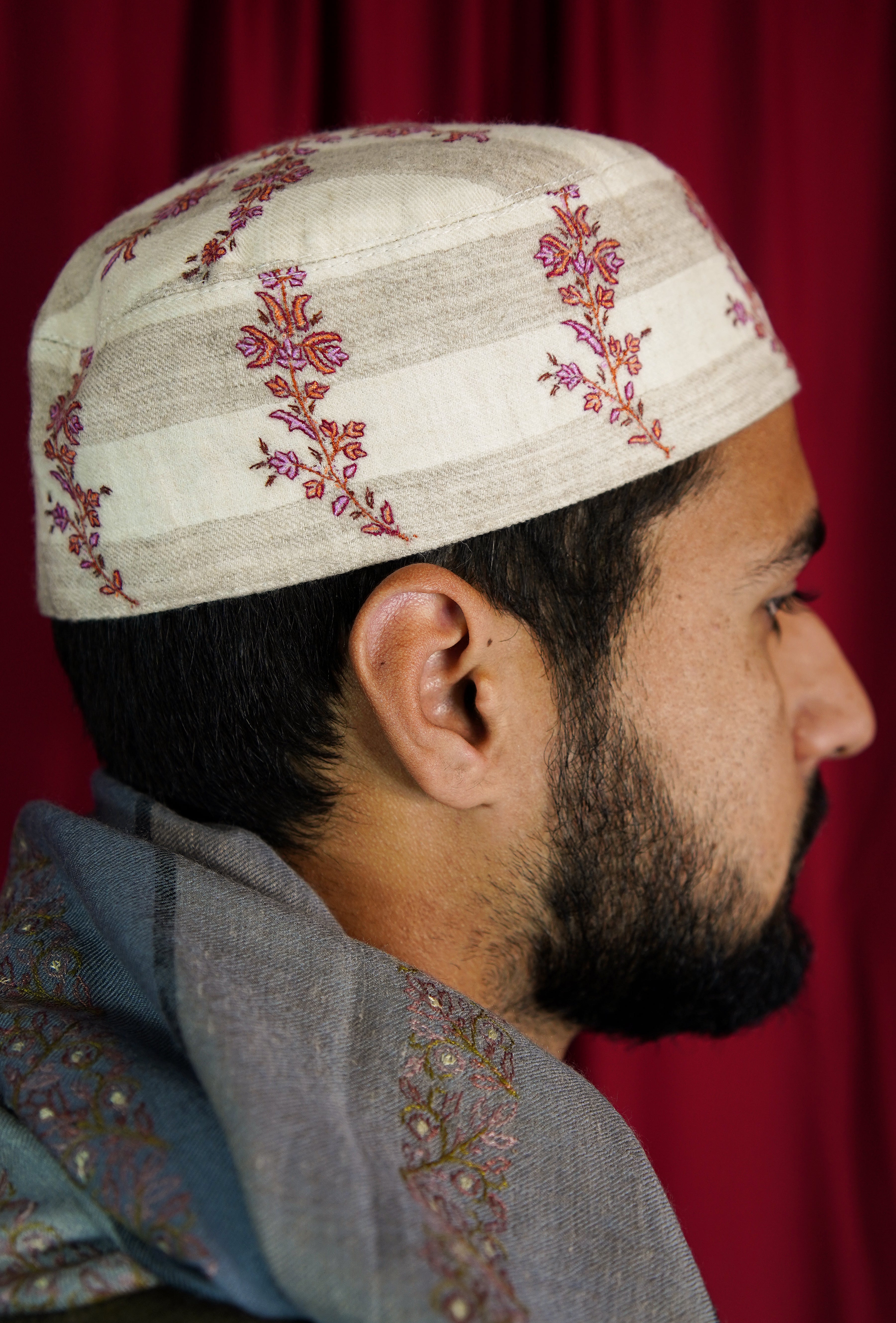 Sozni embroidery cap T079