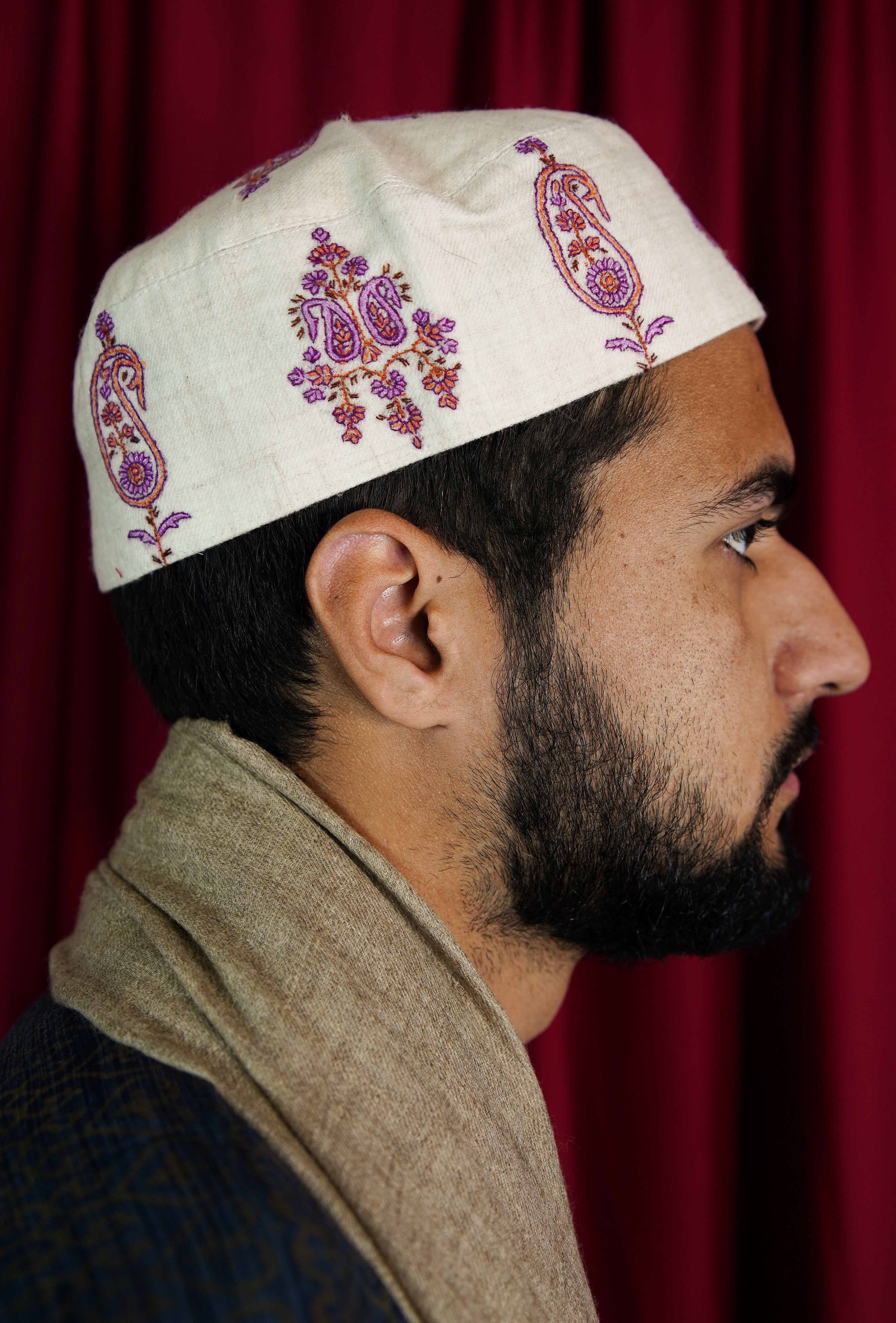 Sozni embroidery cap T082