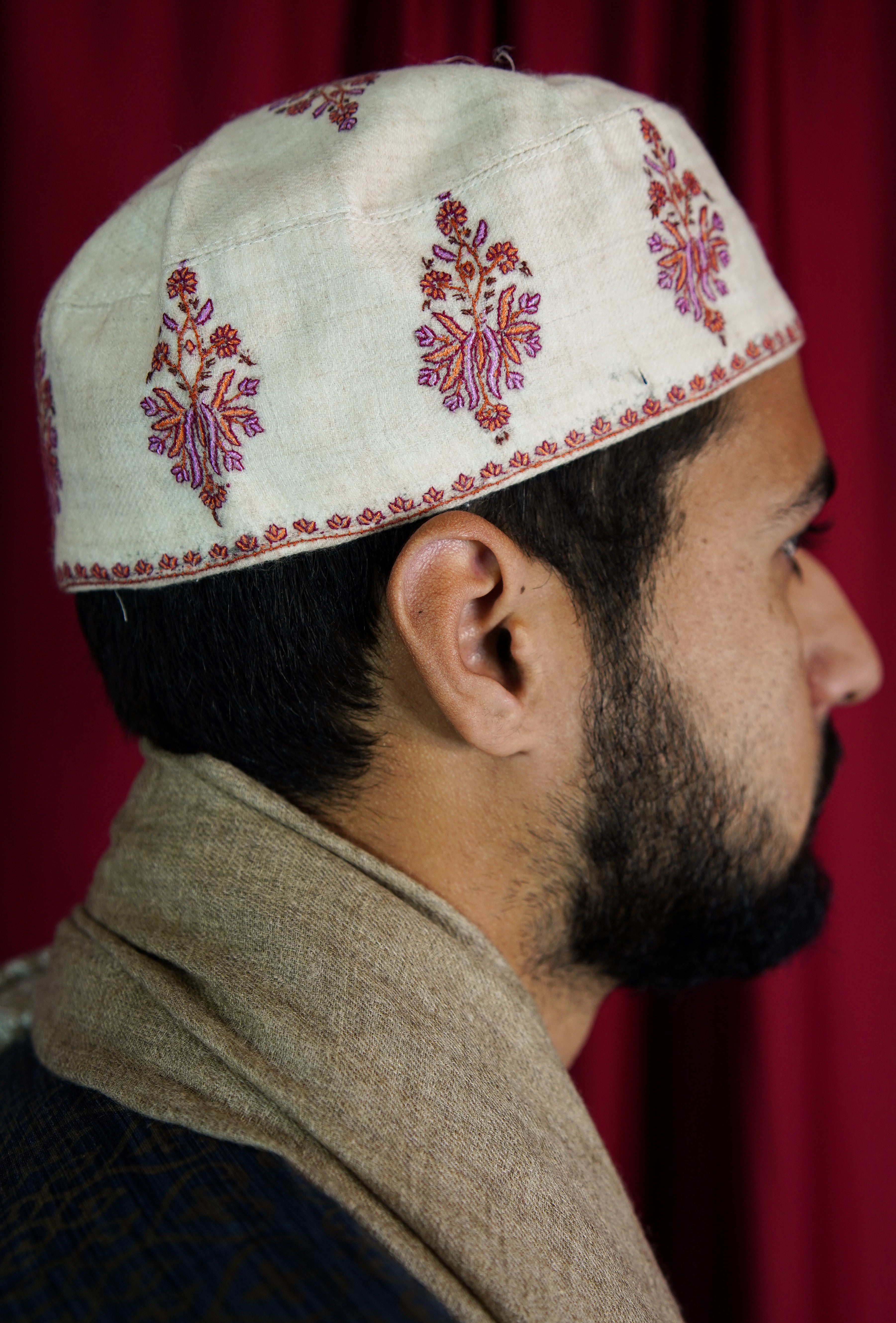 Sozni embroidery cap T084