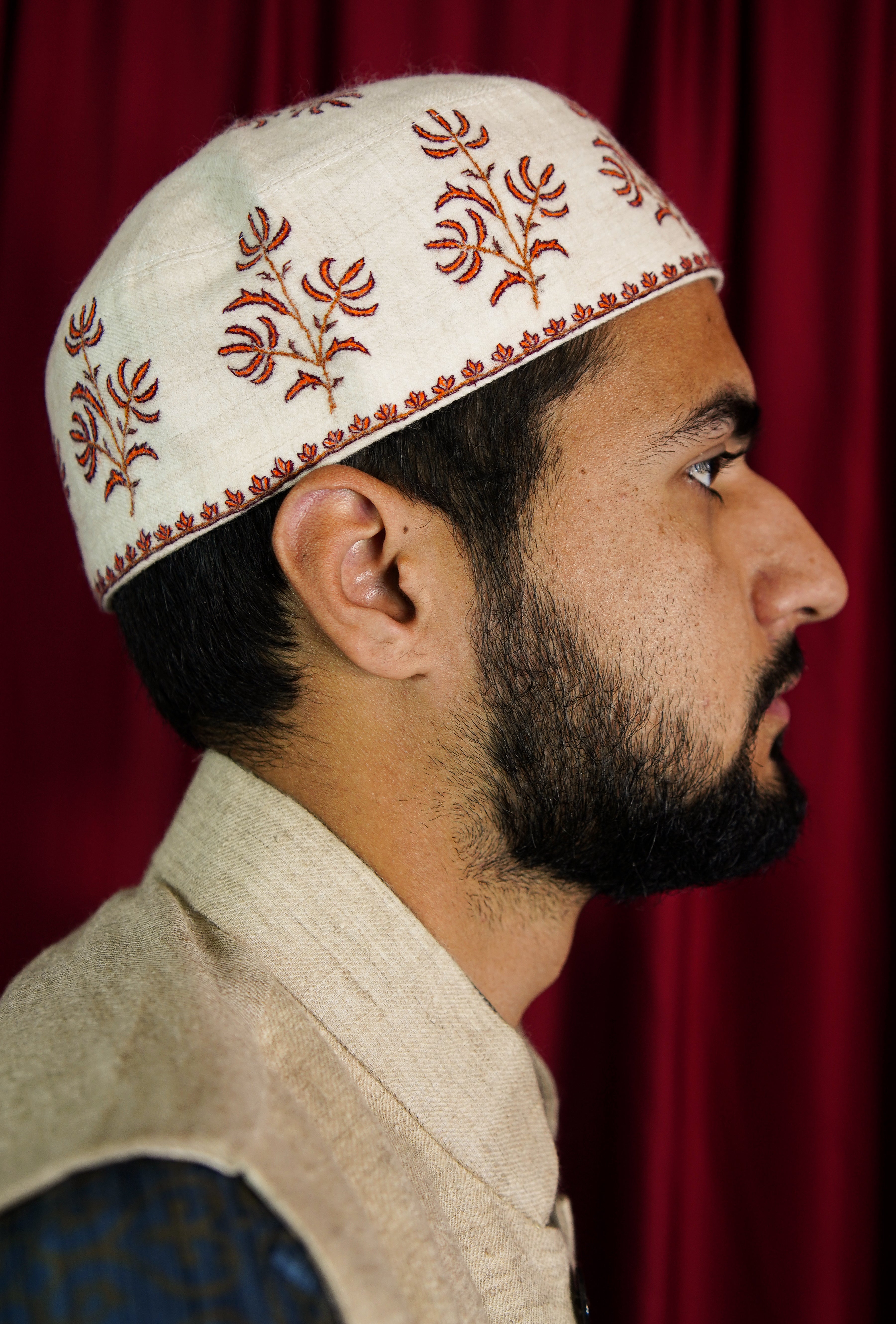 Sozni embroidery cap T085