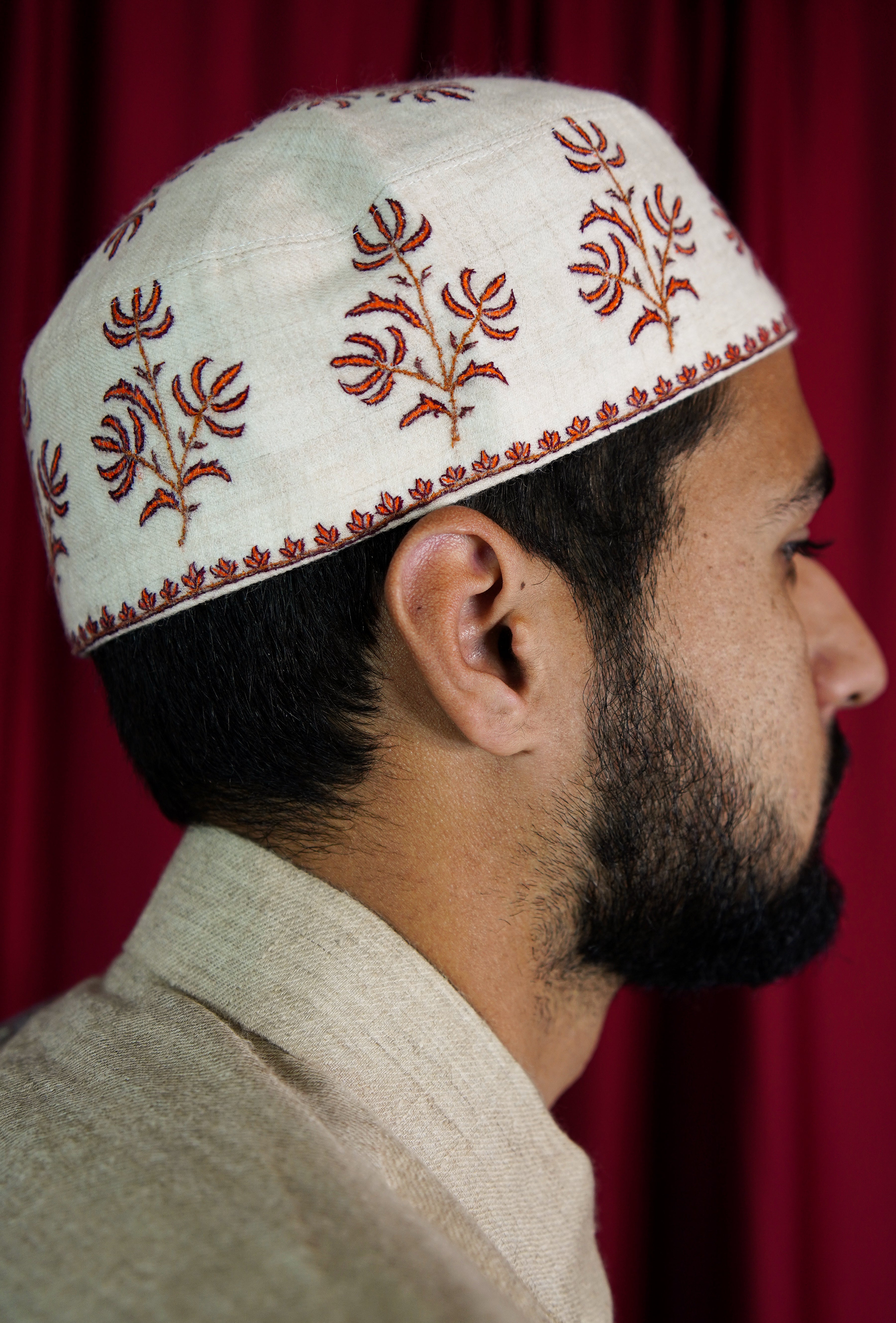 Sozni embroidery cap T085