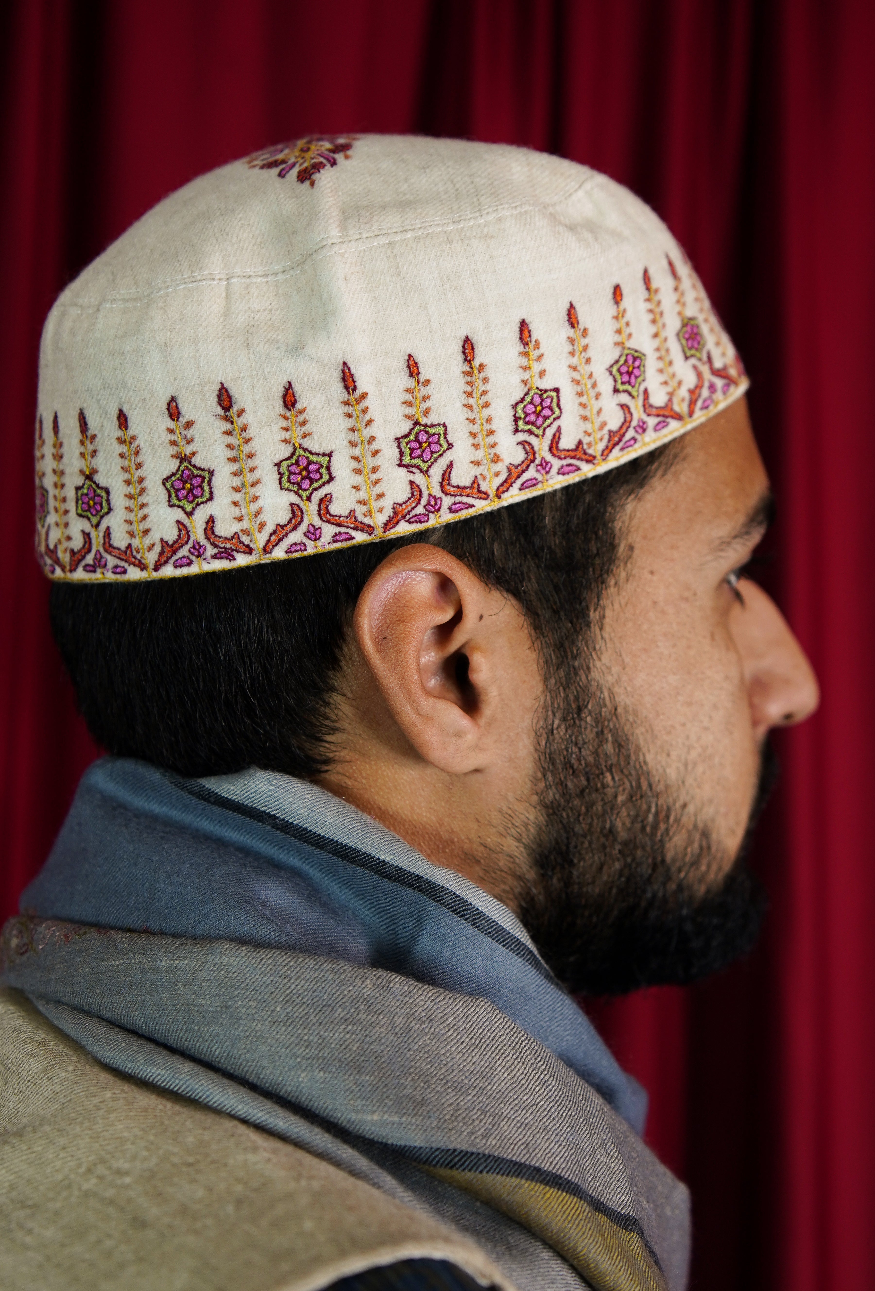 Sozni embroidery cap T089