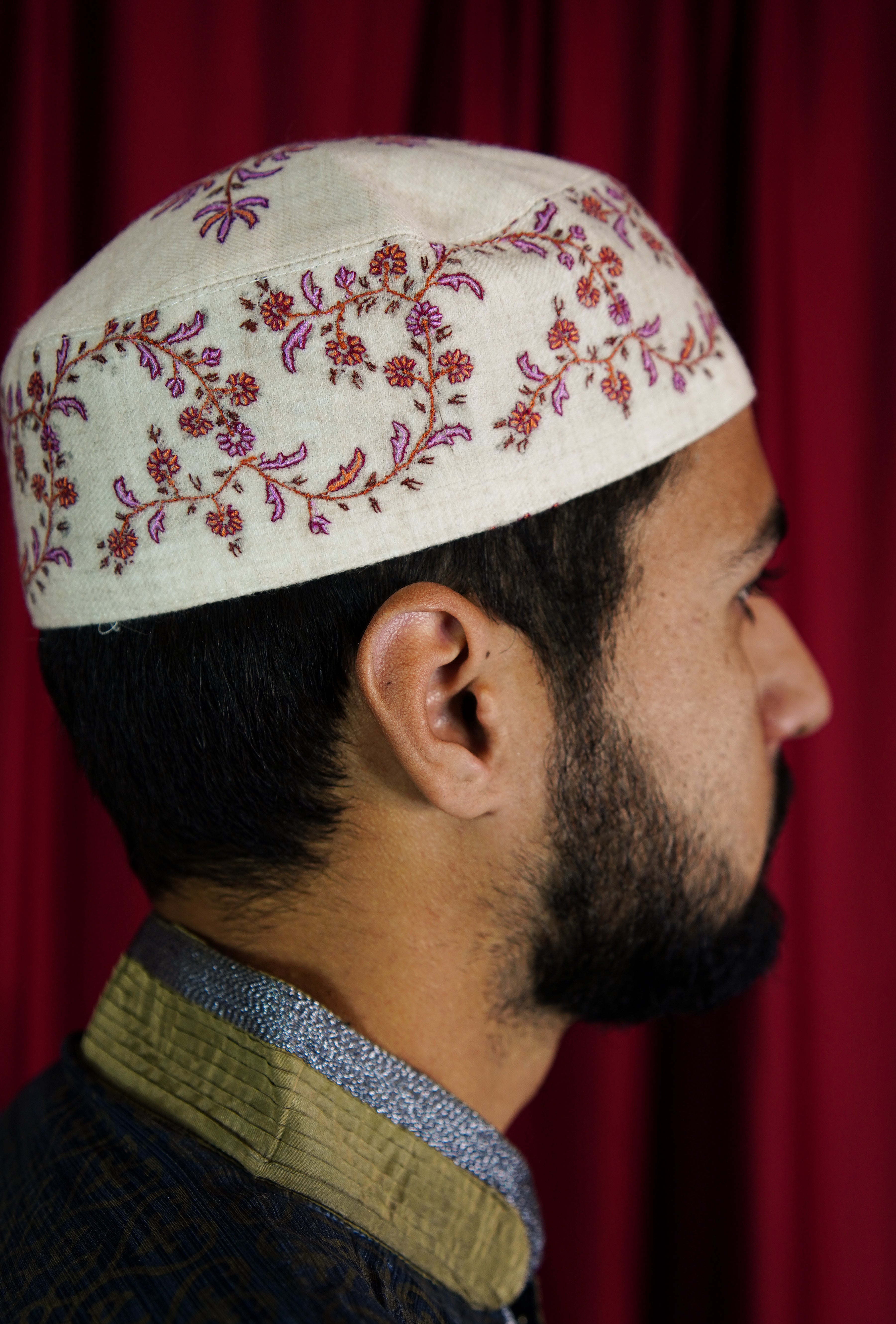 Sozni embroidery cap T090