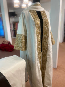 Pure silk tilla jacket dress