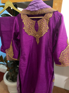 Tilla kurta set 3pc stitched