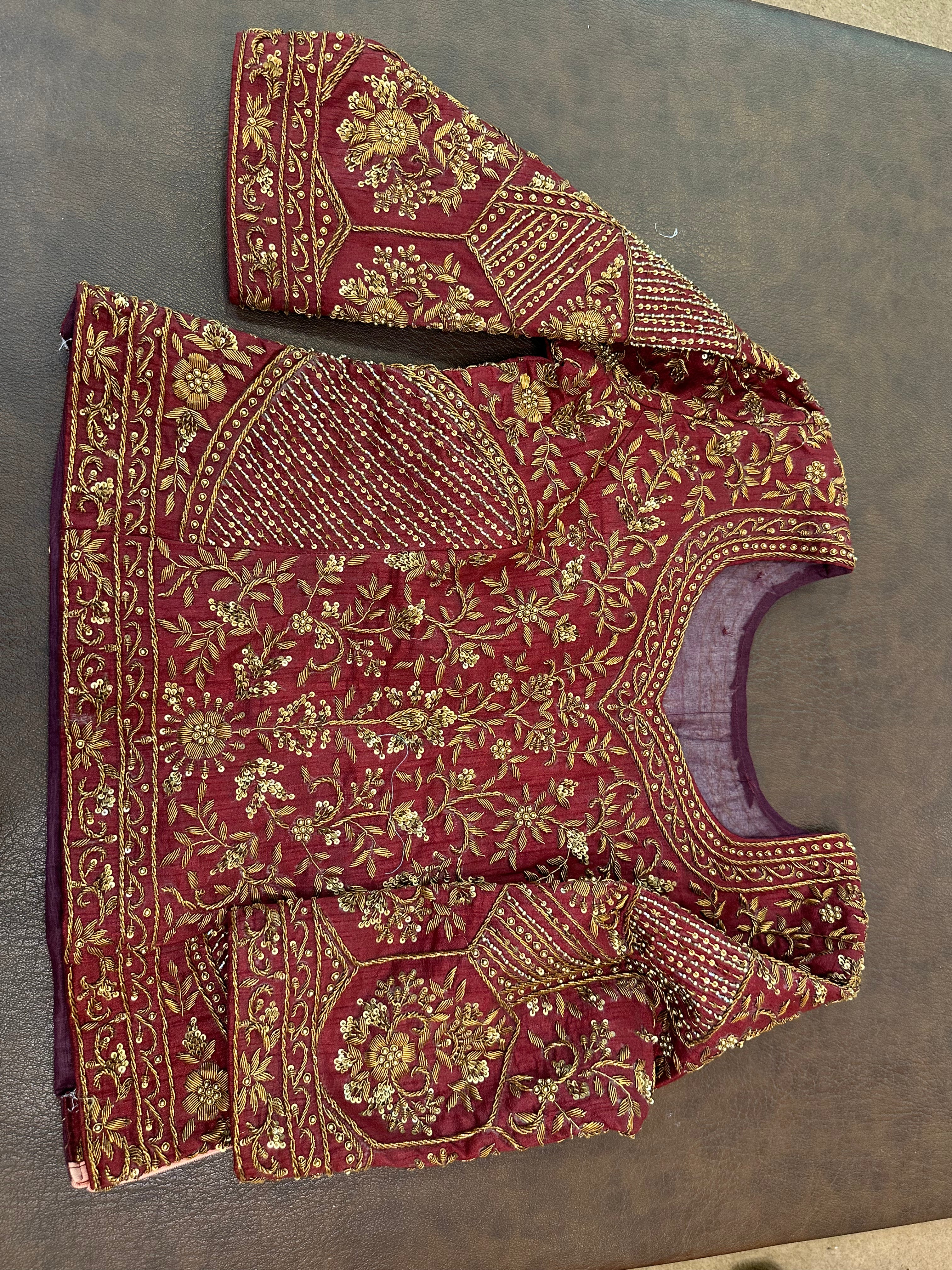 Handembroidered Bridal lehanga