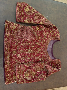 Handembroidered Bridal lehanga