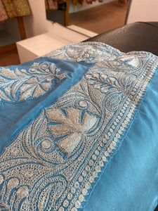 Machine tilla saree