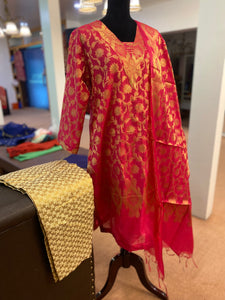 Kurta set 3pc stitched  pbks534