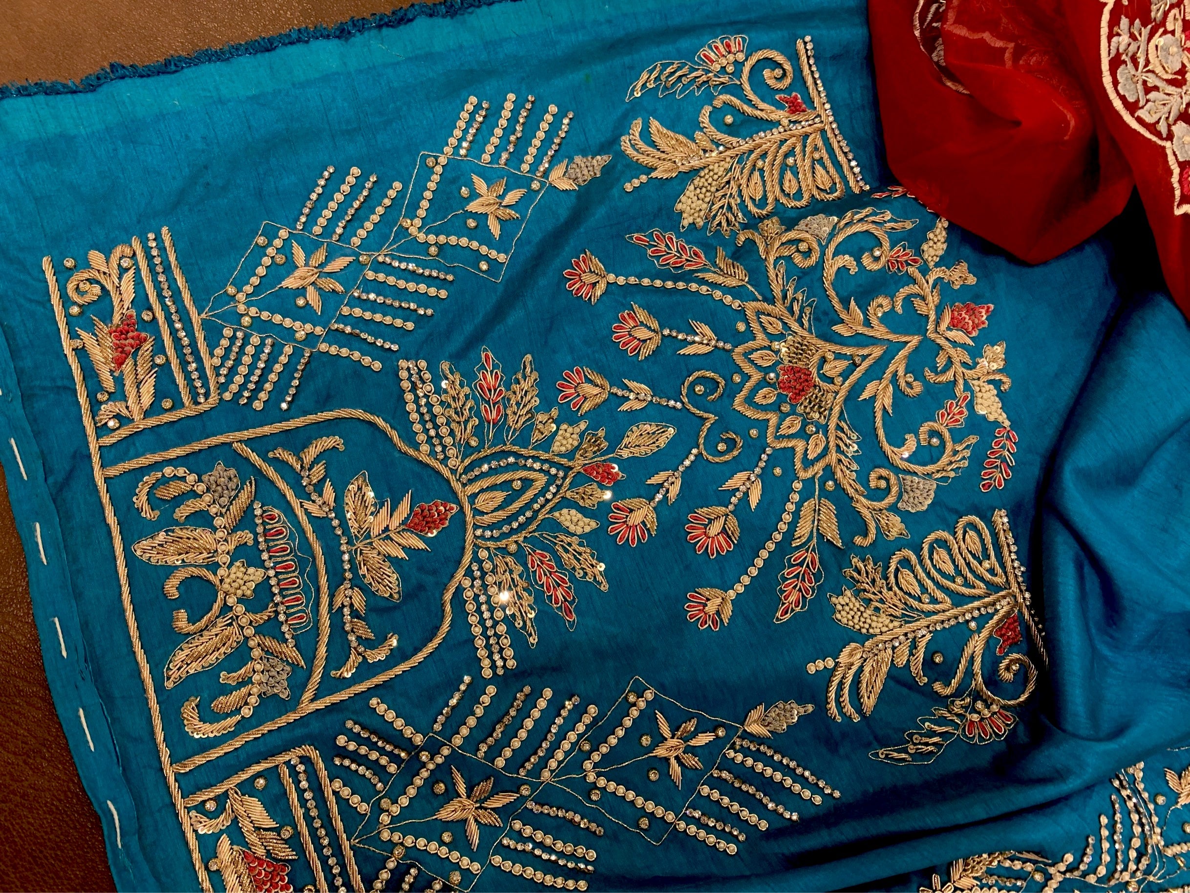 Handembroidered 3pc Dress unstitched