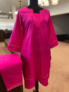 Pure Silk kurta set 2pc stitched