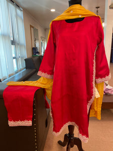 Puresilk 3 piece tilla suit Mtks330