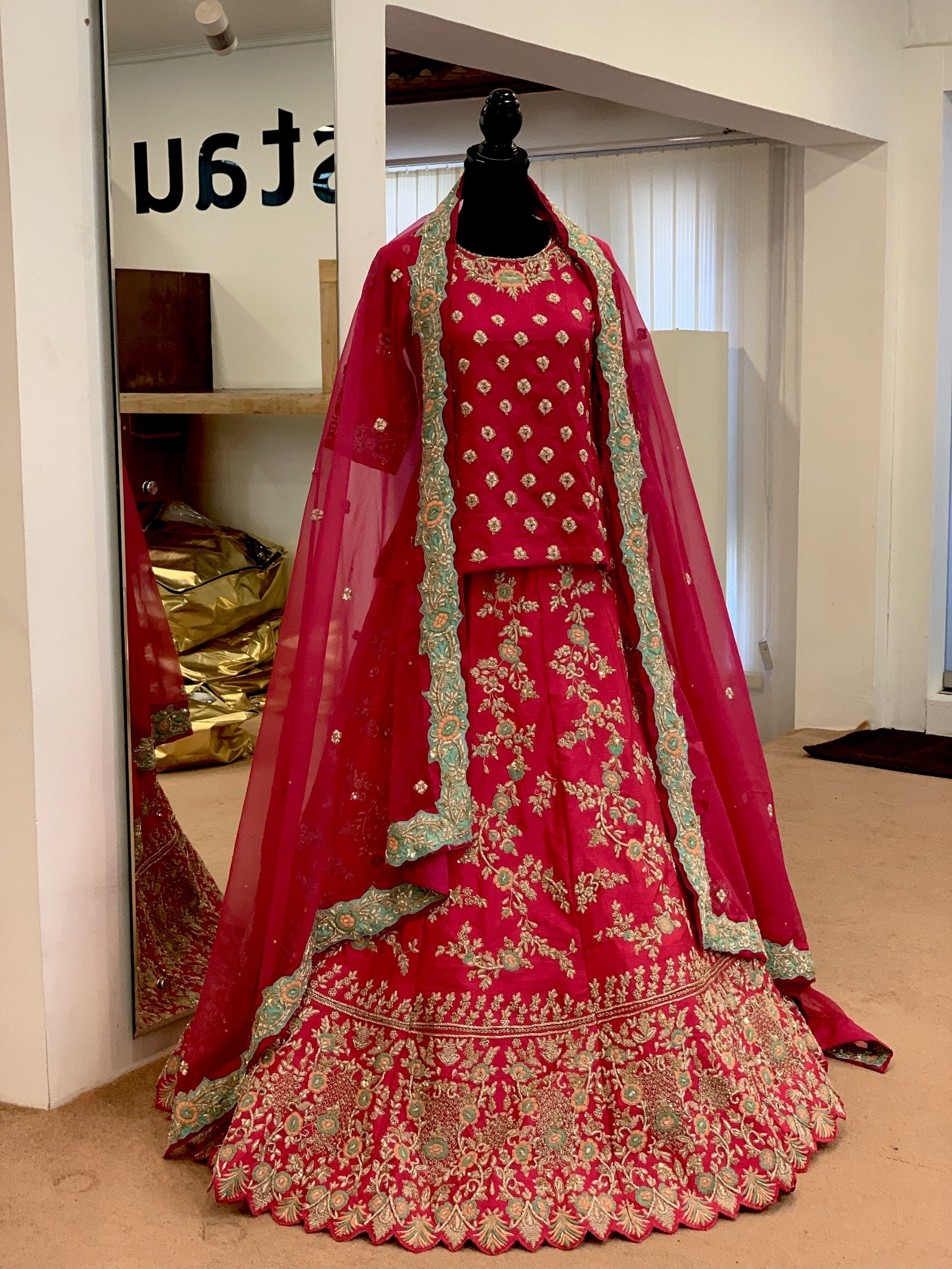 Handembroidered Bridal Lehanga