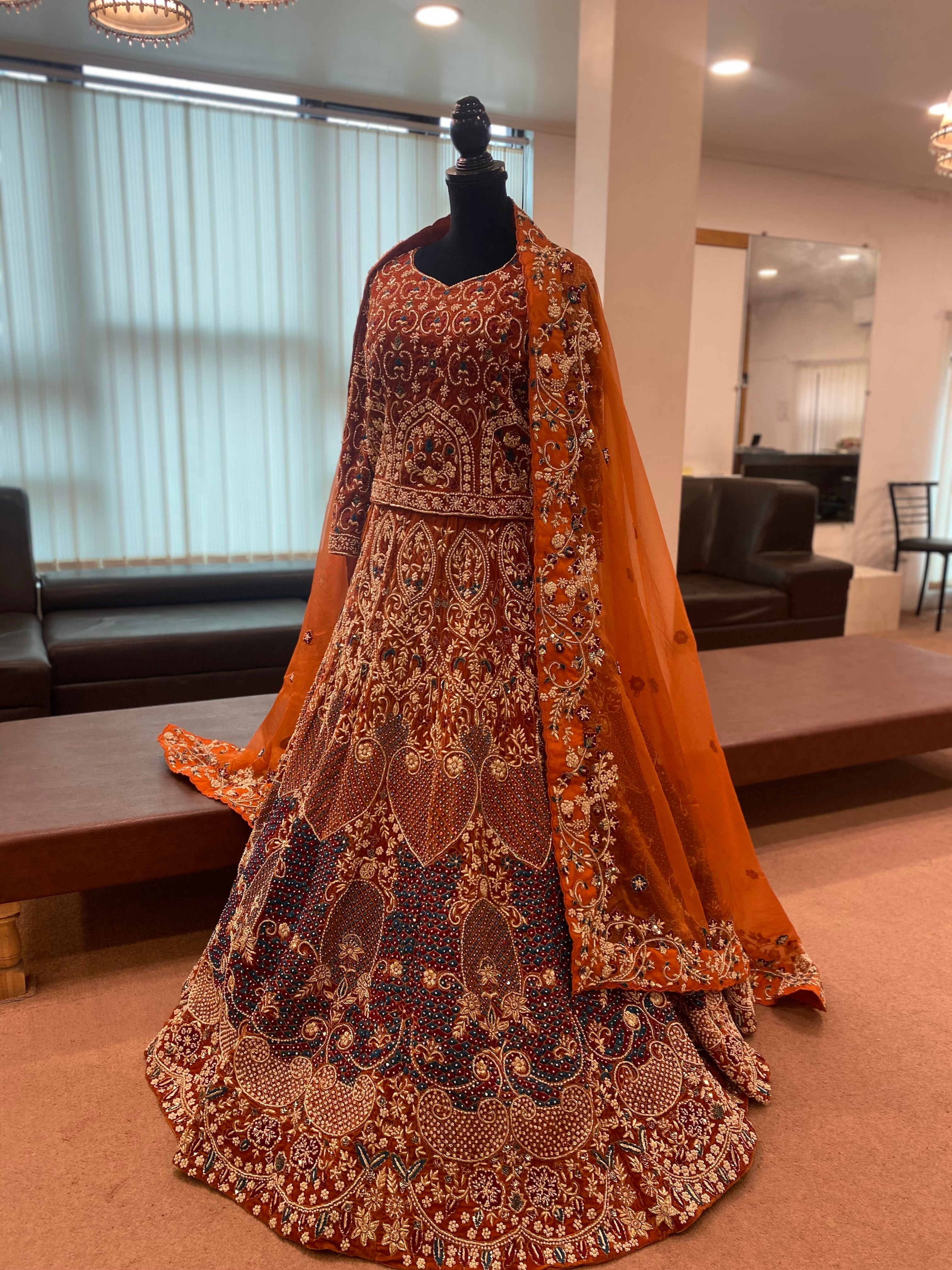 Handembroidered Bridal Lehanga
