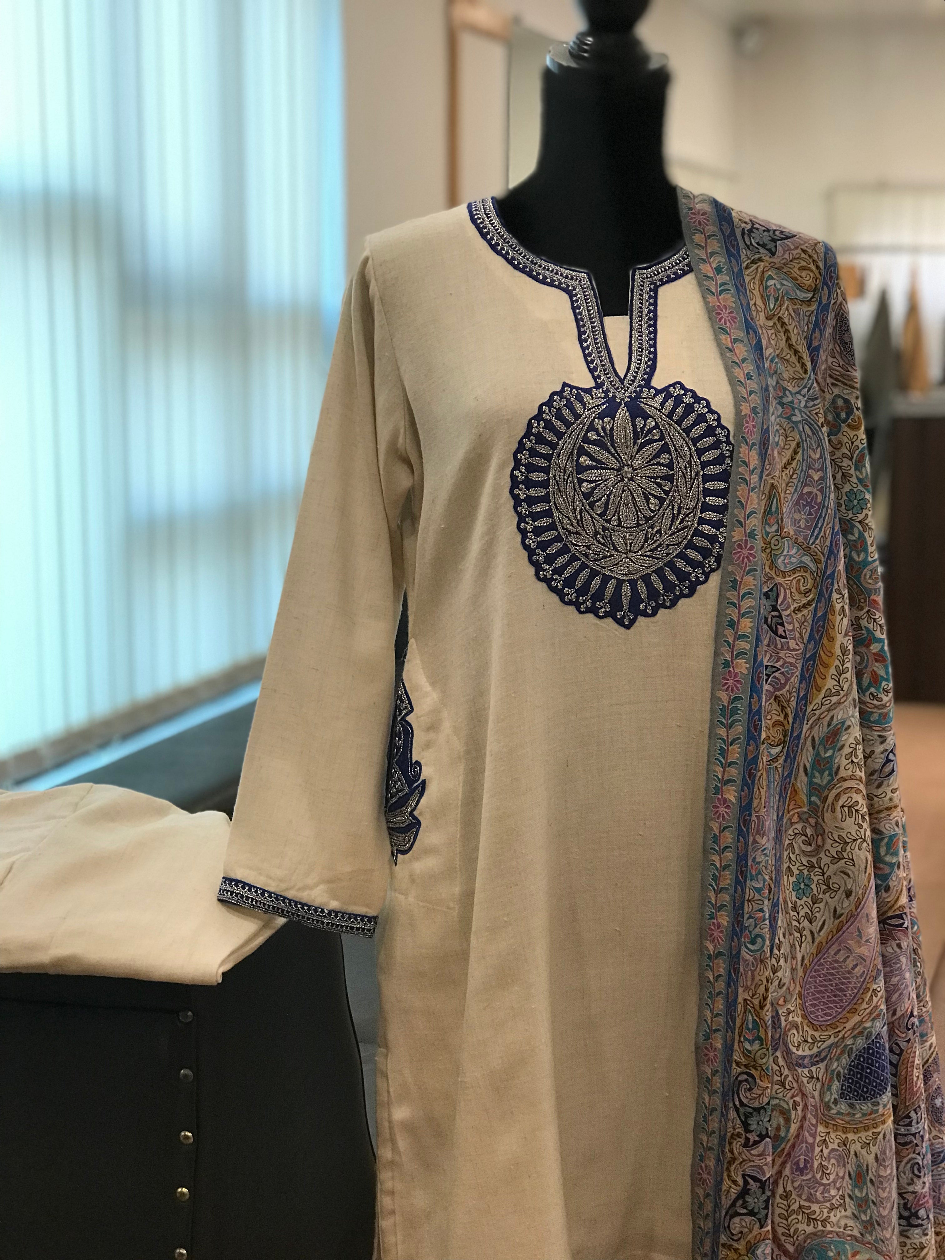 Purepashmina purewool blend kurta set