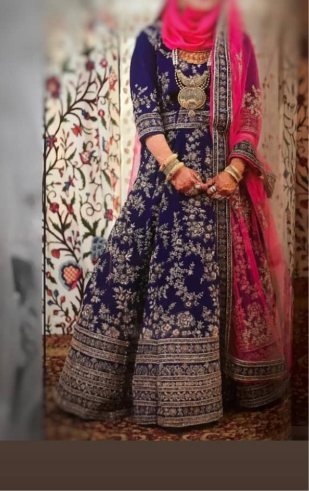 Blue & Pink Lehanga - Pastau