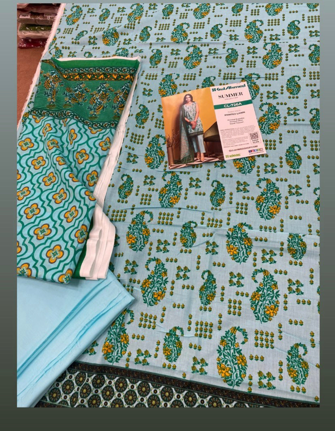 Gul ahmed lawn - Pastau