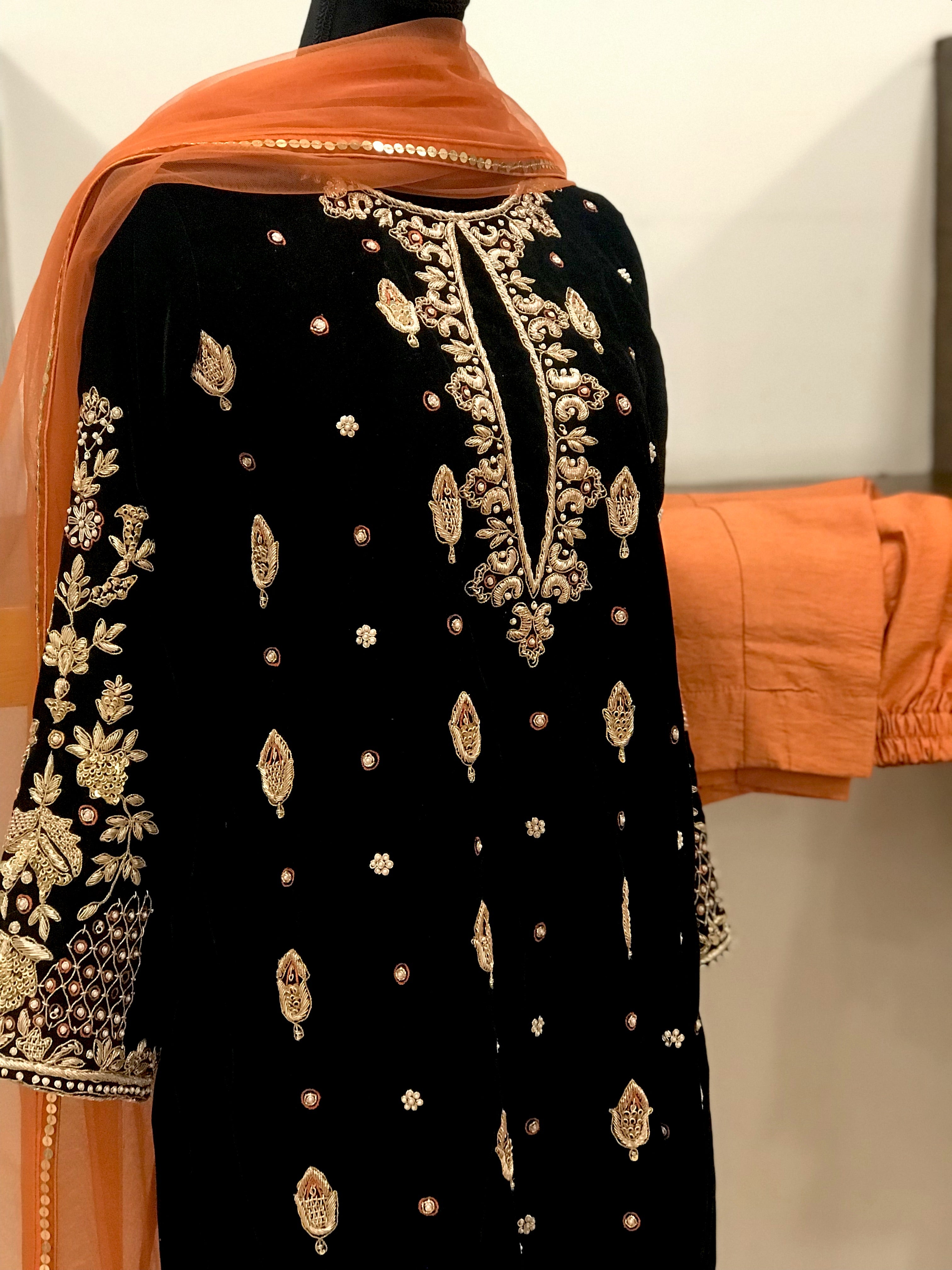 Handembroidered Suit 3pc