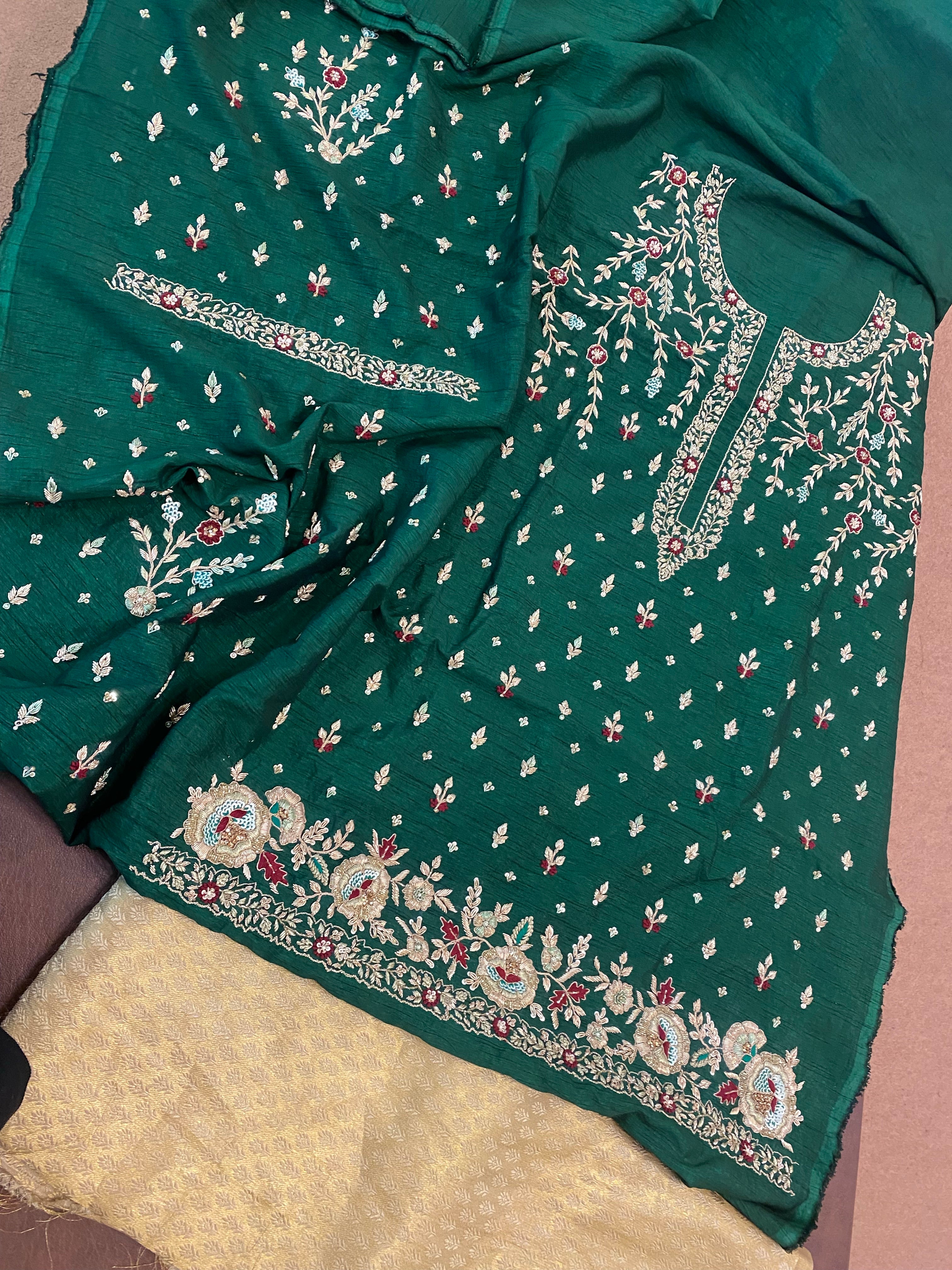 Handembroidered 2 piece suit