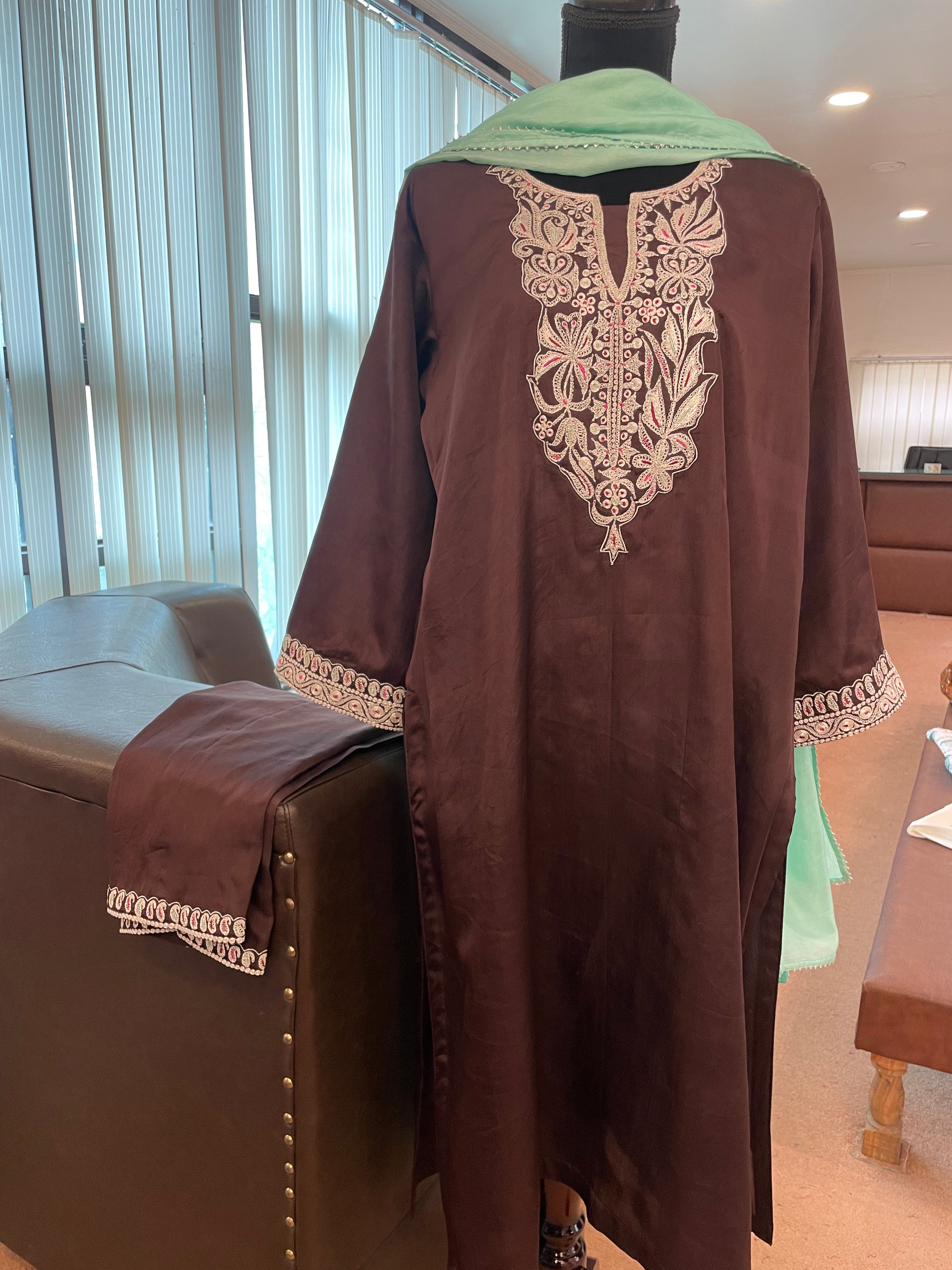Puresilk 3 piece kurta set