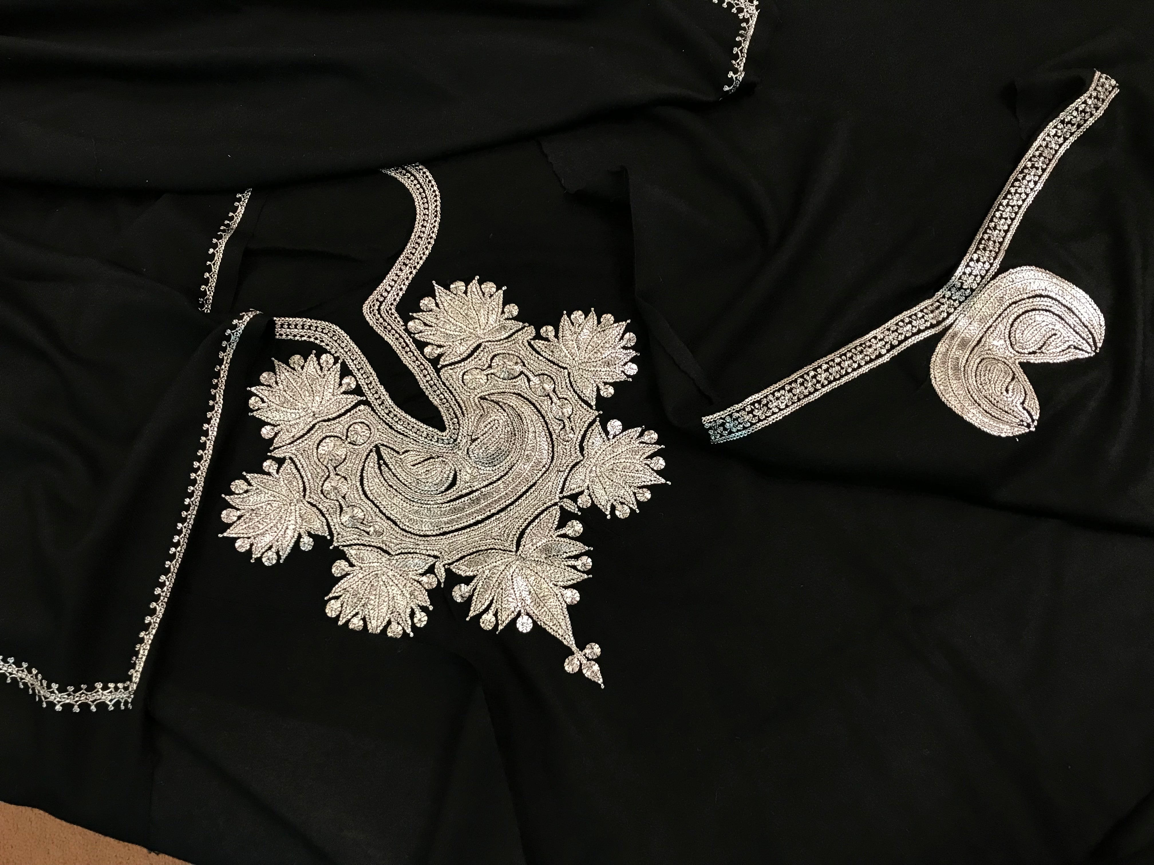 Pure pashmina pure wool blend pheran set 3pc unstitched