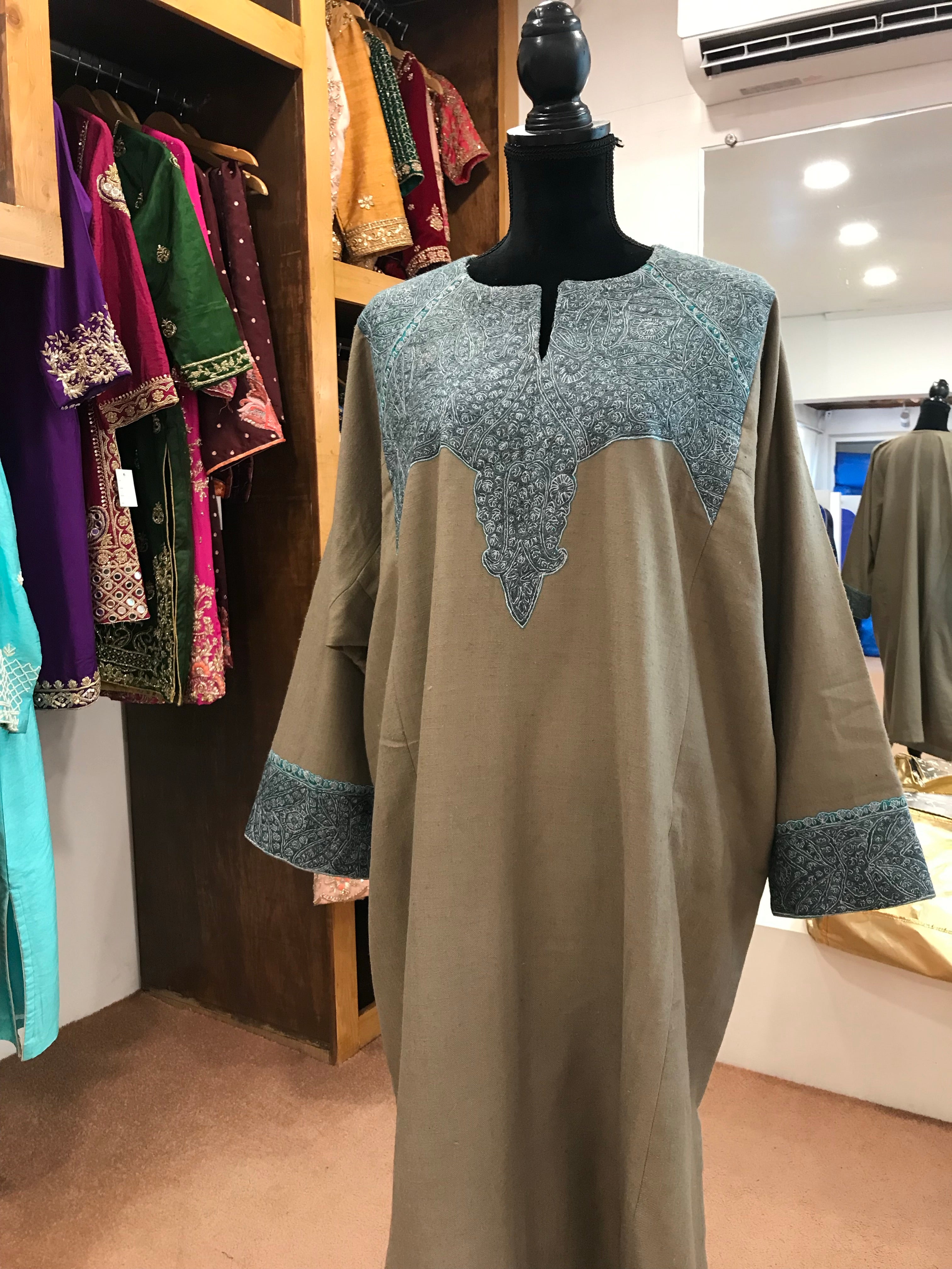 Natural shade pashimna count blend with handsozni -PCB002