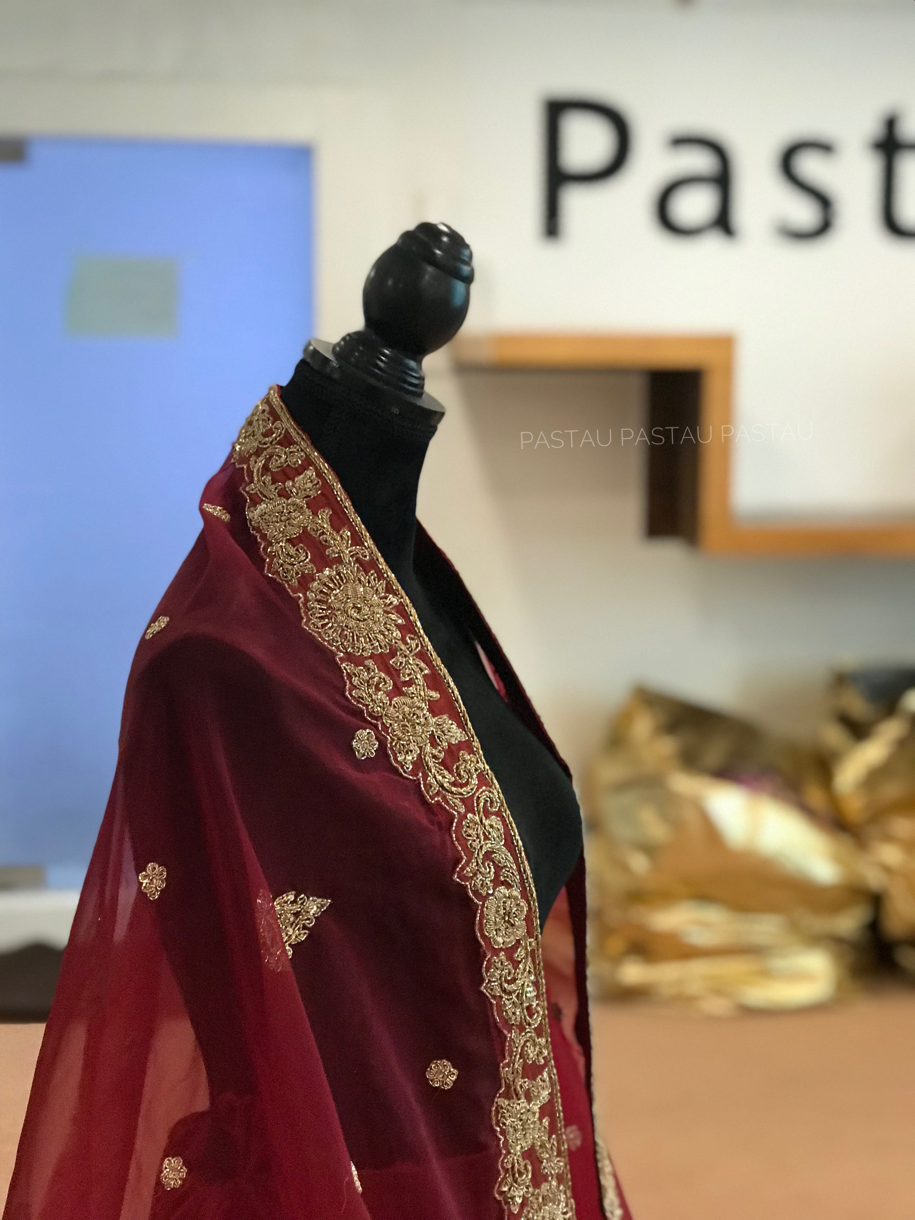 Hand Embroidered Bridal Lehanga