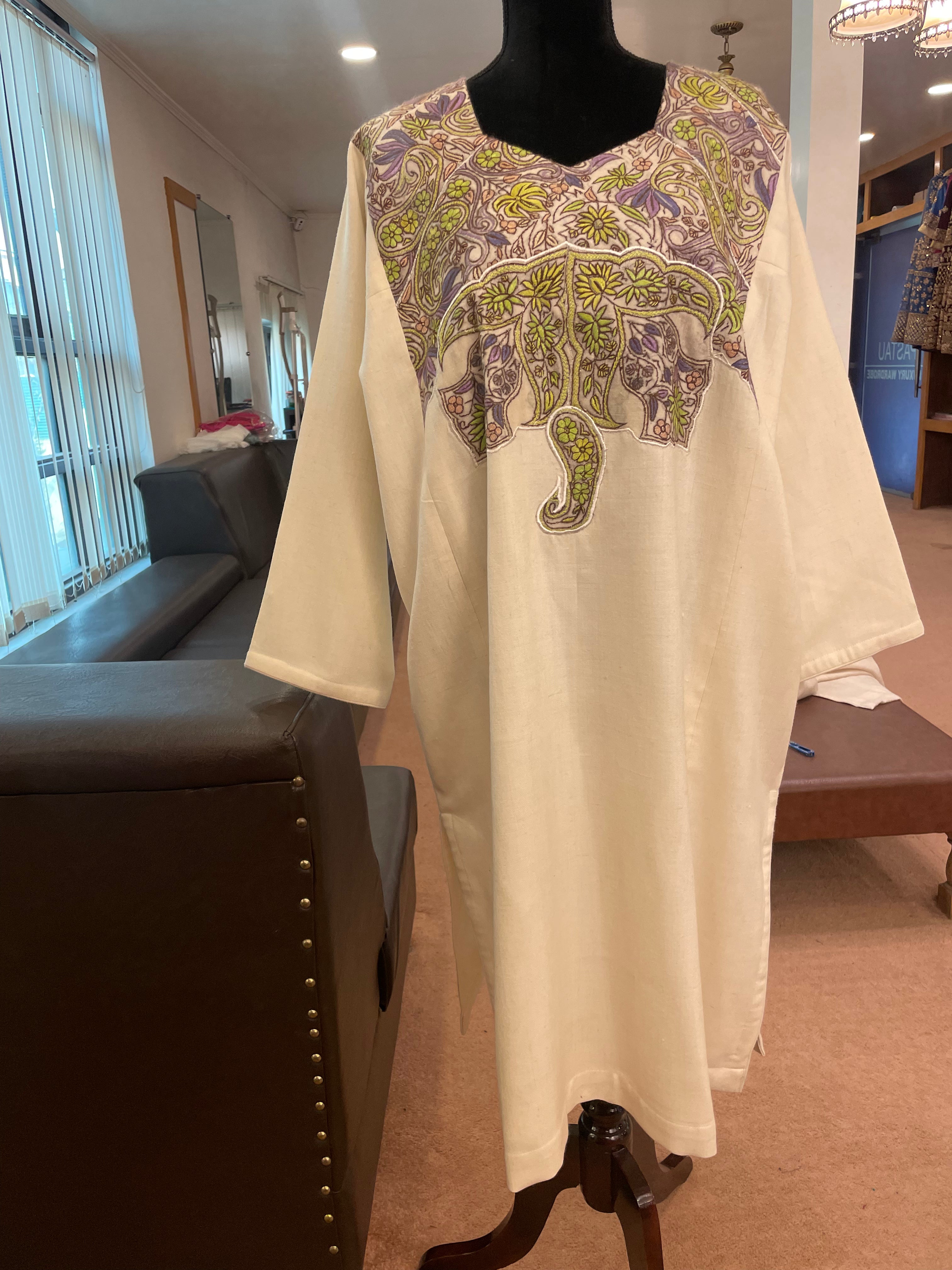 Pashmina blend pheran pwb197