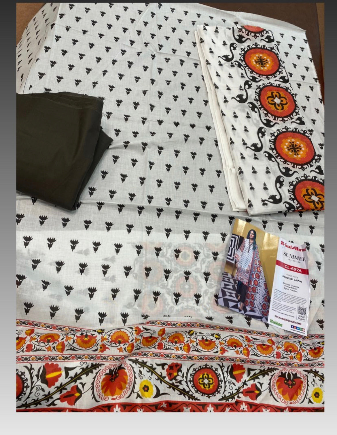 Gul ahmed lawn - Pastau