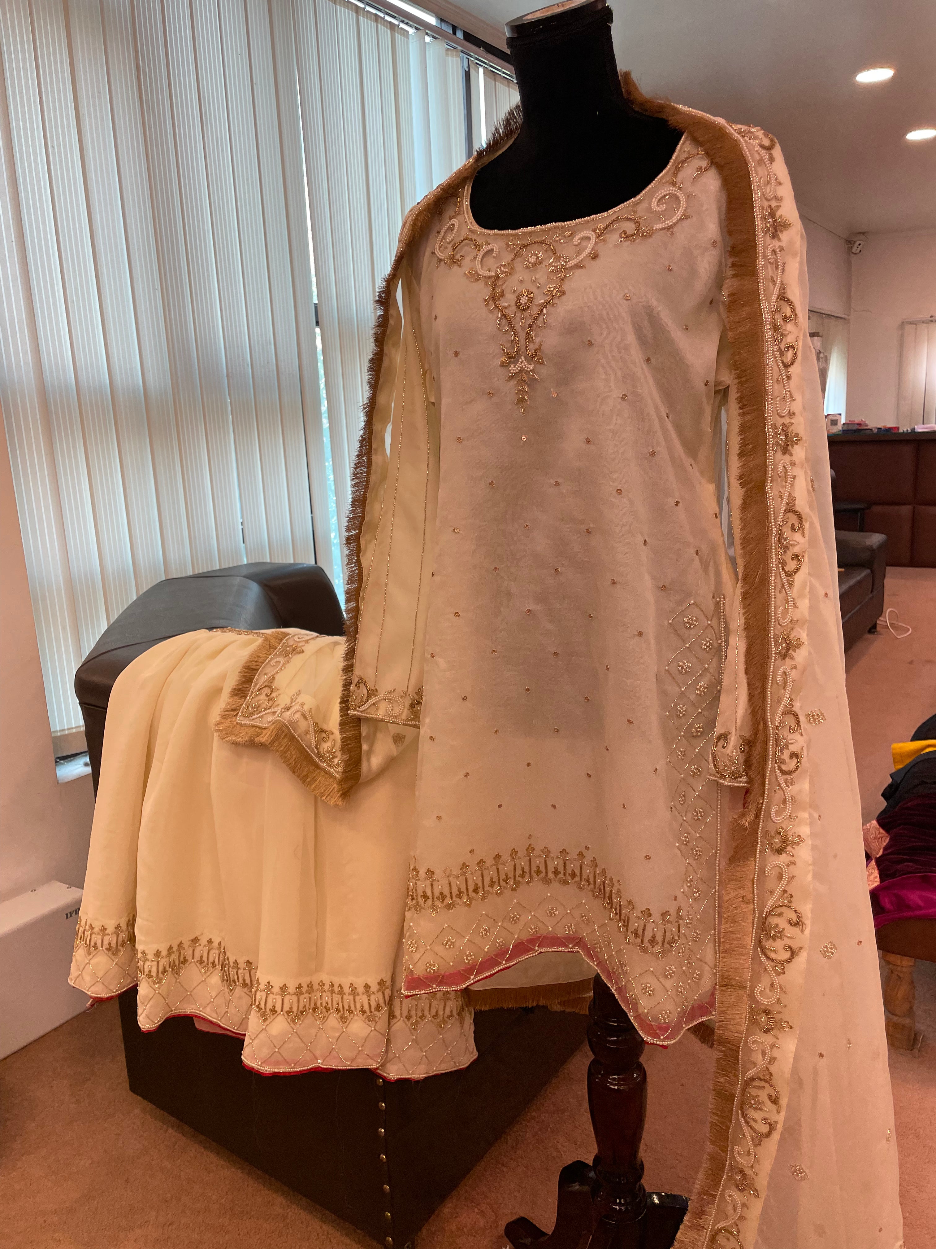 Handembroidered Gharara