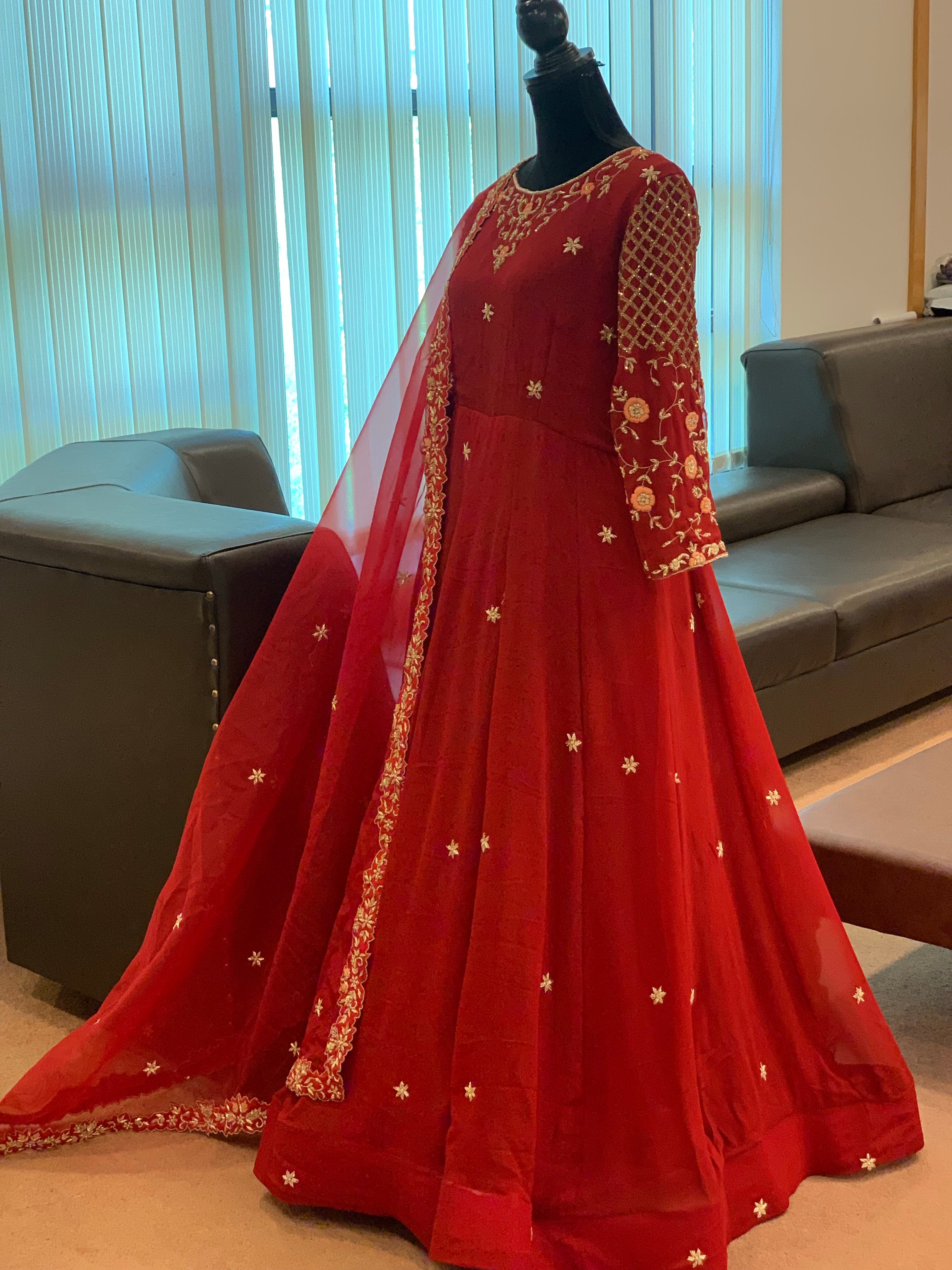 Handembroidered Gown