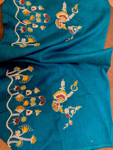 Hand embroidered 3pc suit unstitched