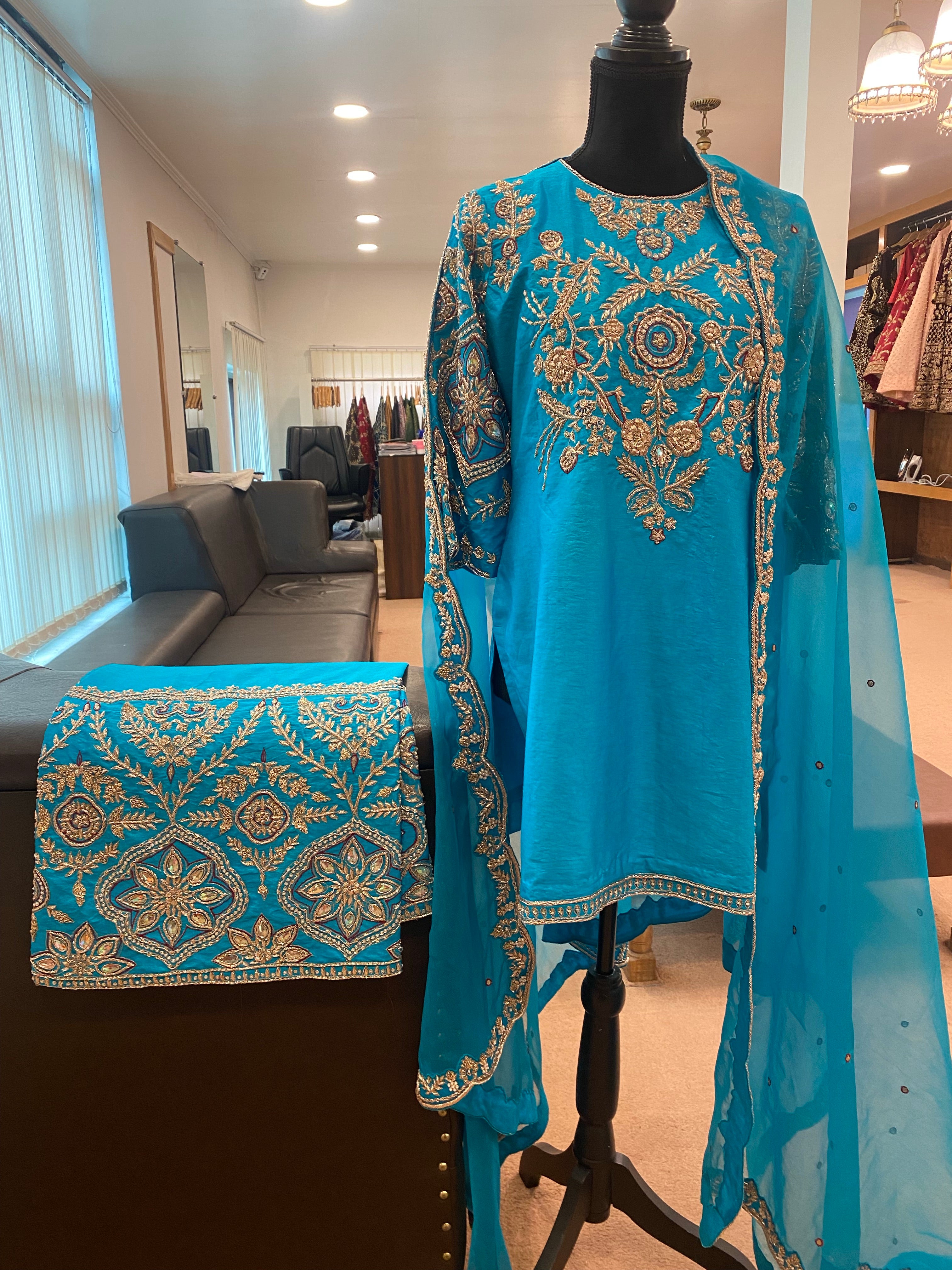 Hand embroidered Dress