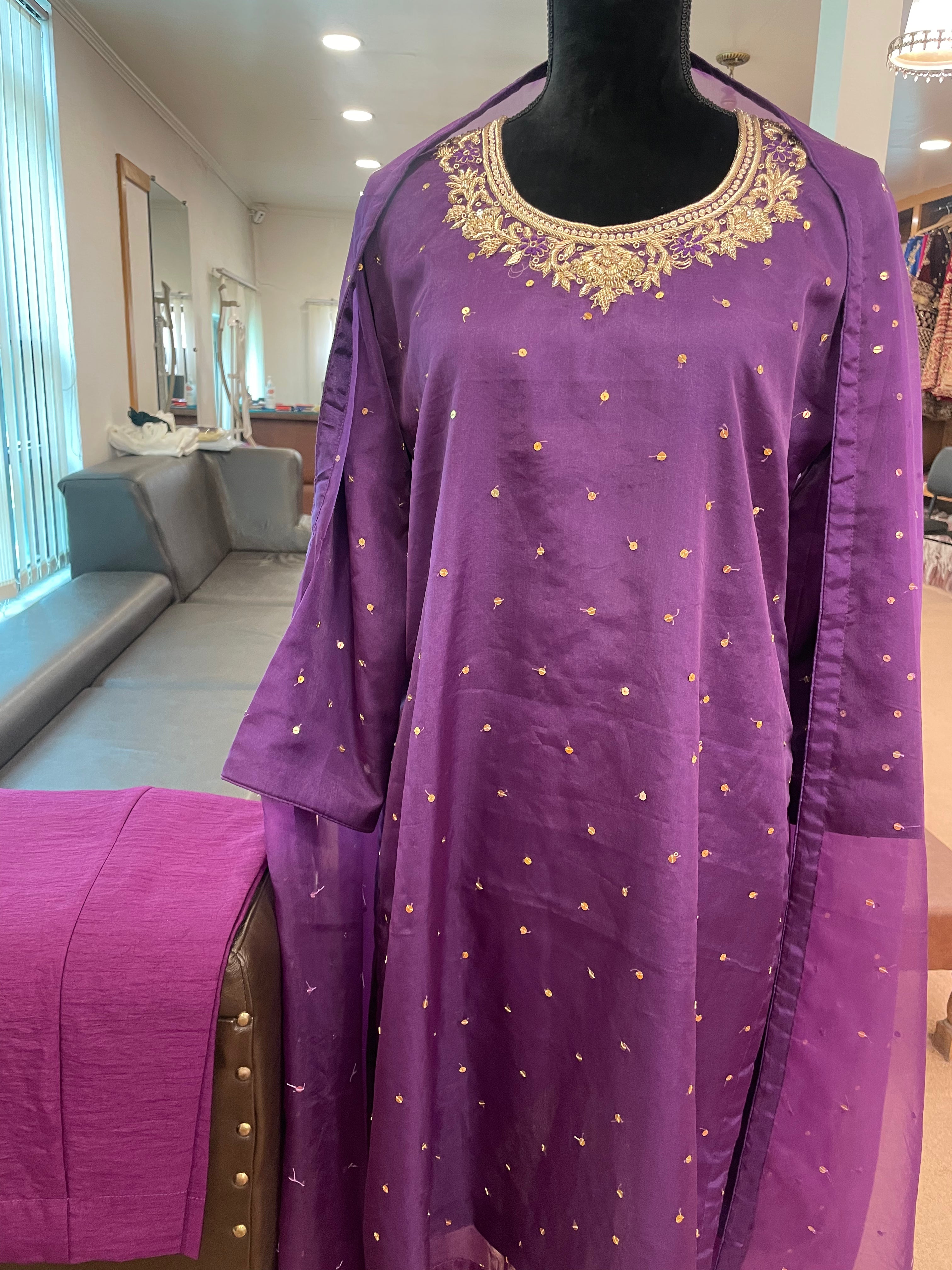 Handembroidered 3 piece suit