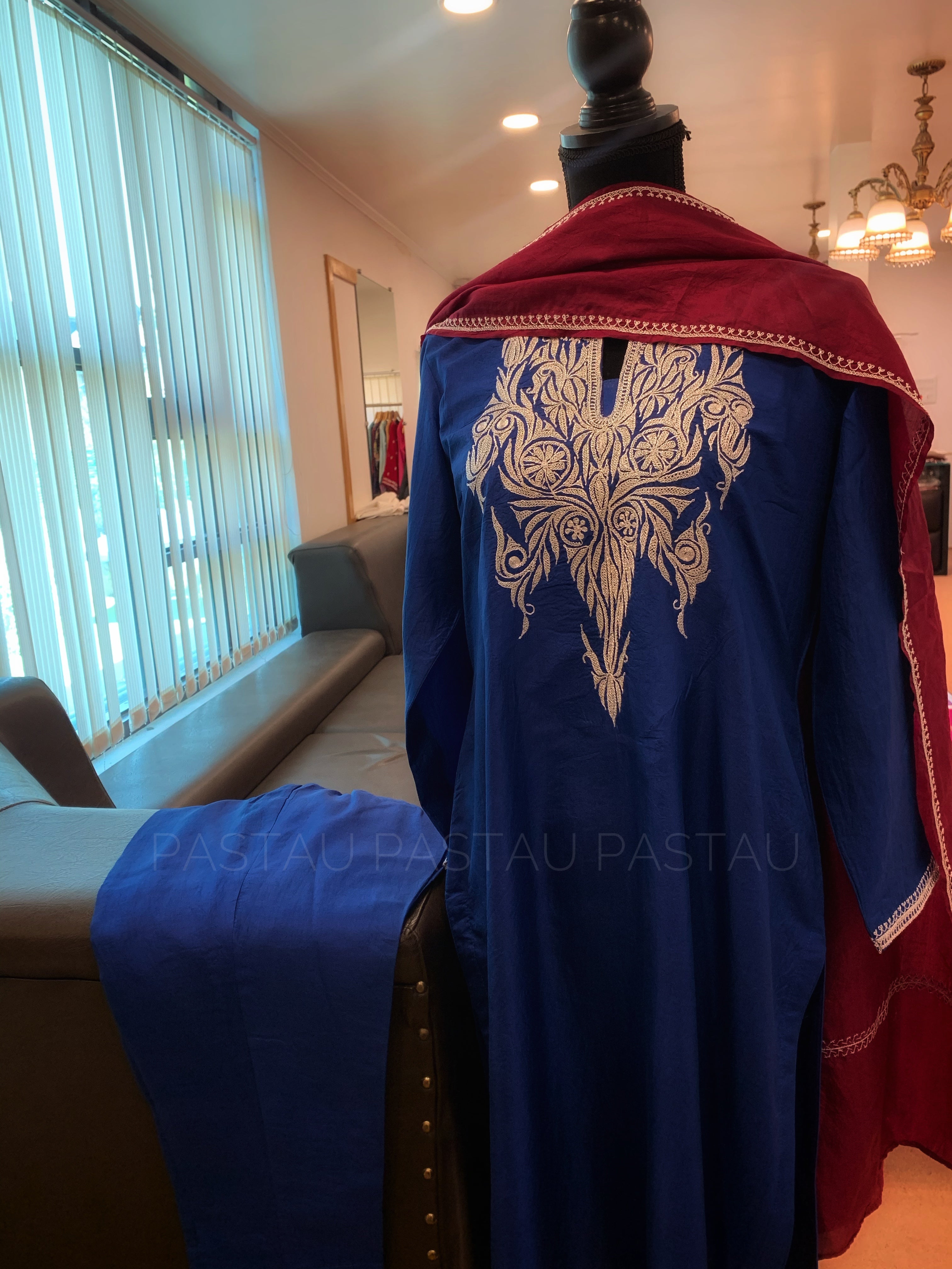 Hand Tilla pure silk 3pc stitched