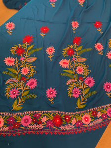 Kashmiri embroidered saree SR015