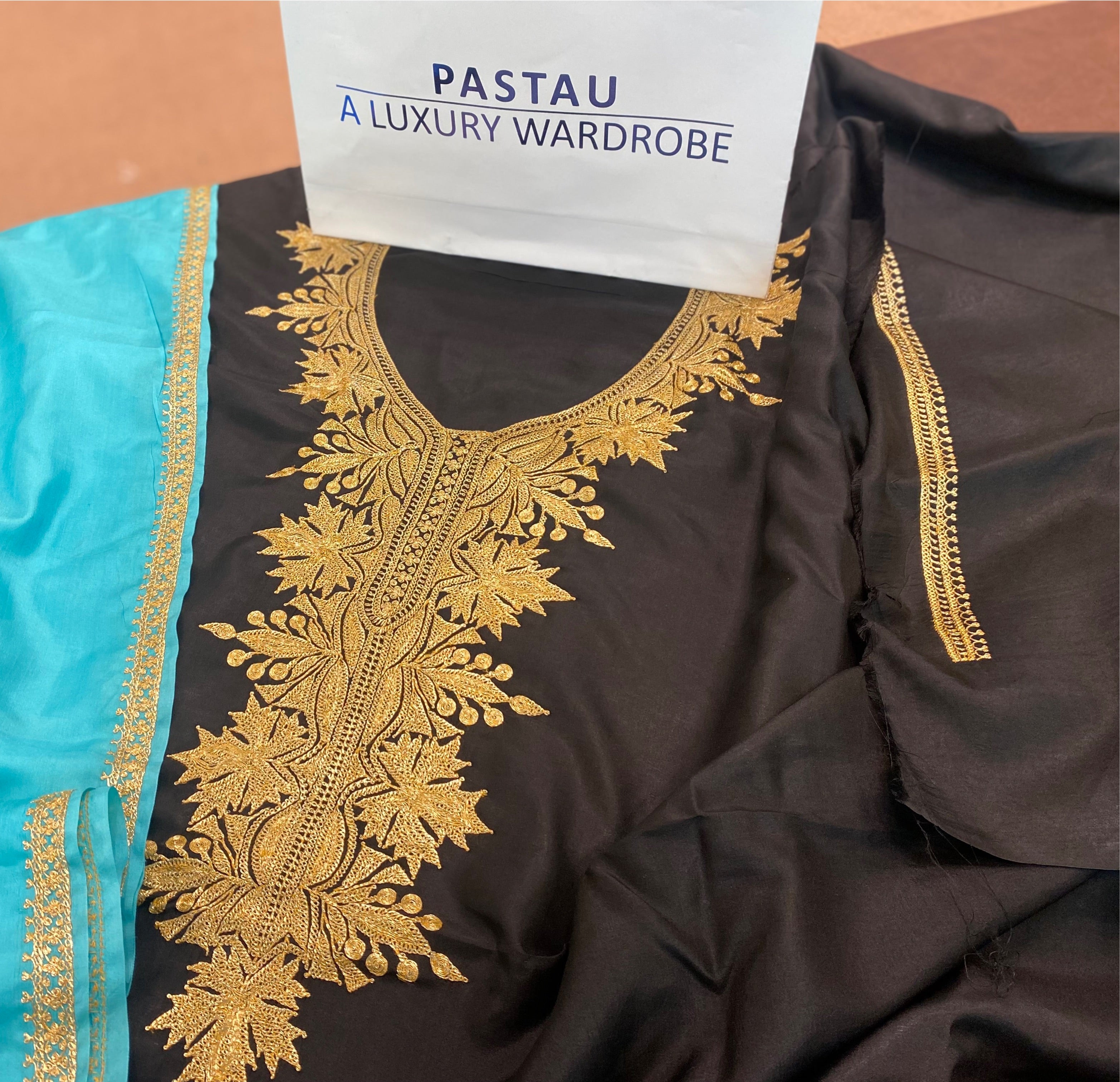 Hand Tilla pure silk 3pc unstitched