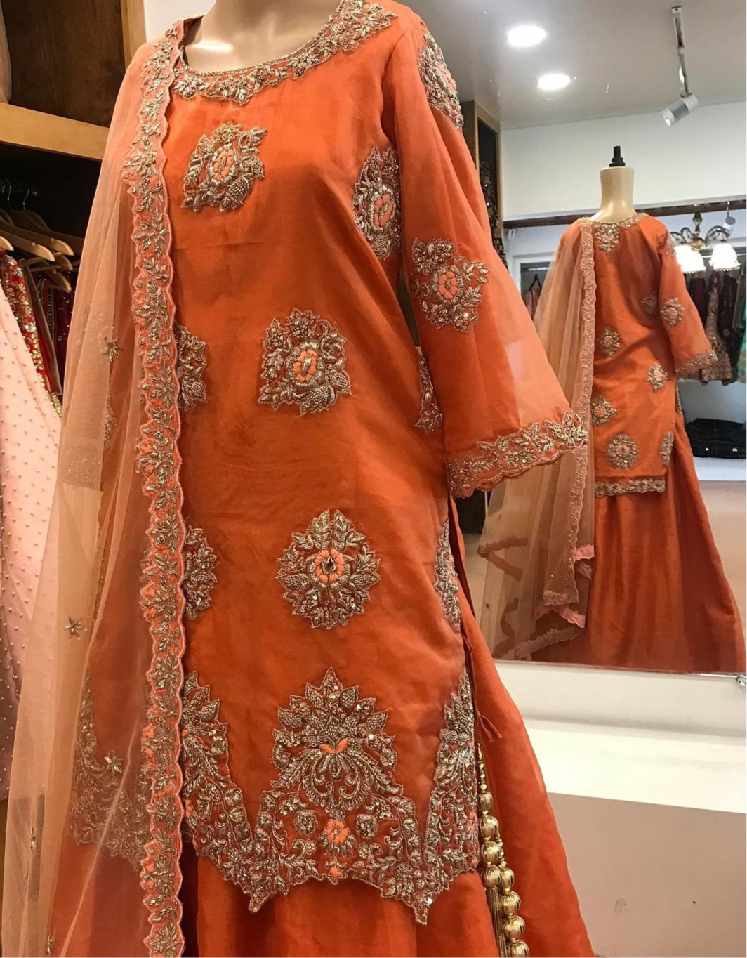 Handembroidered dress