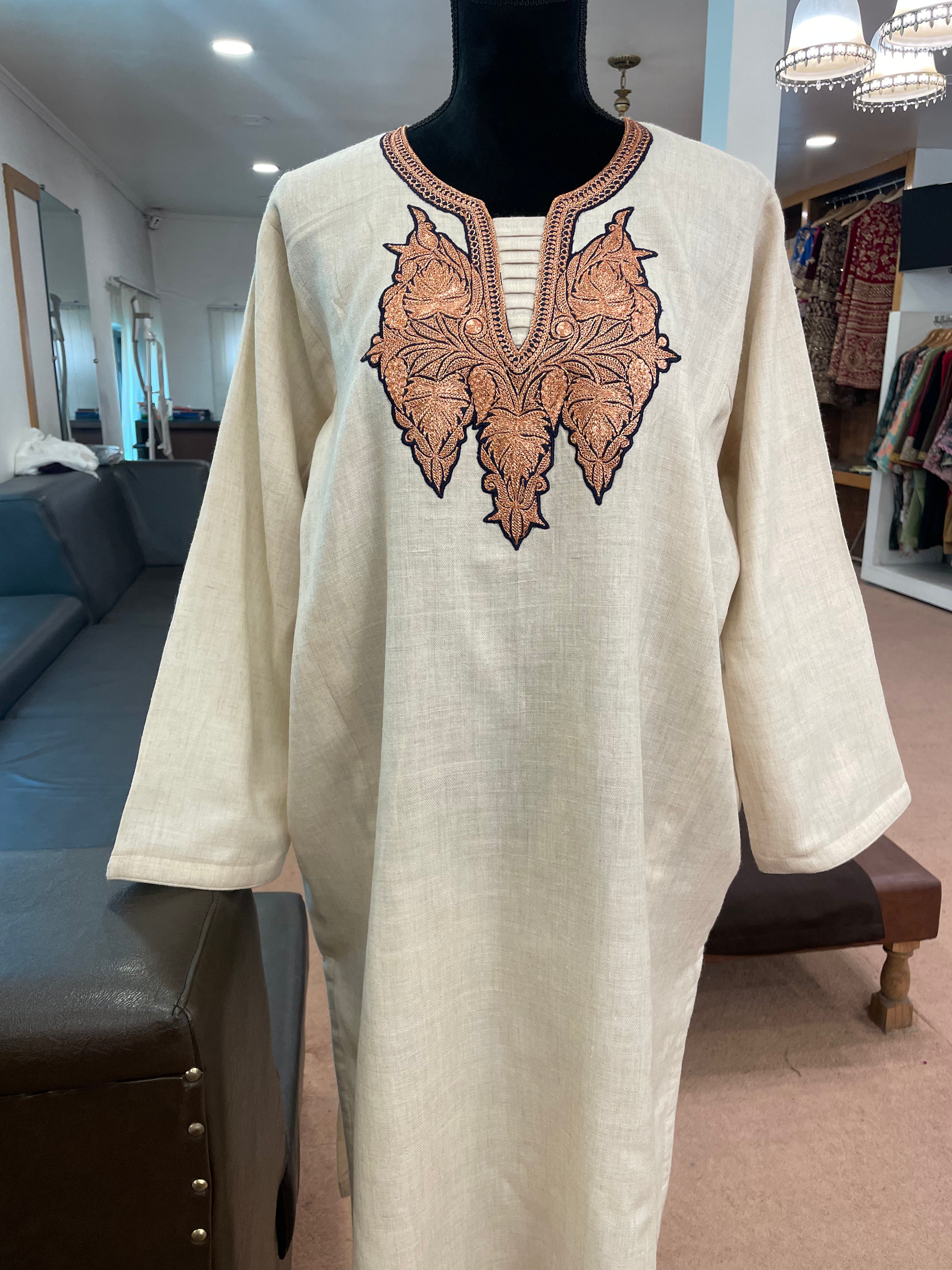 Pashmina blend pheran pwb203