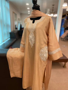 Tilla kurta set 3pc stitched MTKS162