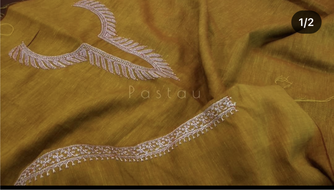 Hand Tilla Kurti unstitched