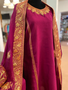Tilla  suit 3pc stitched with potli