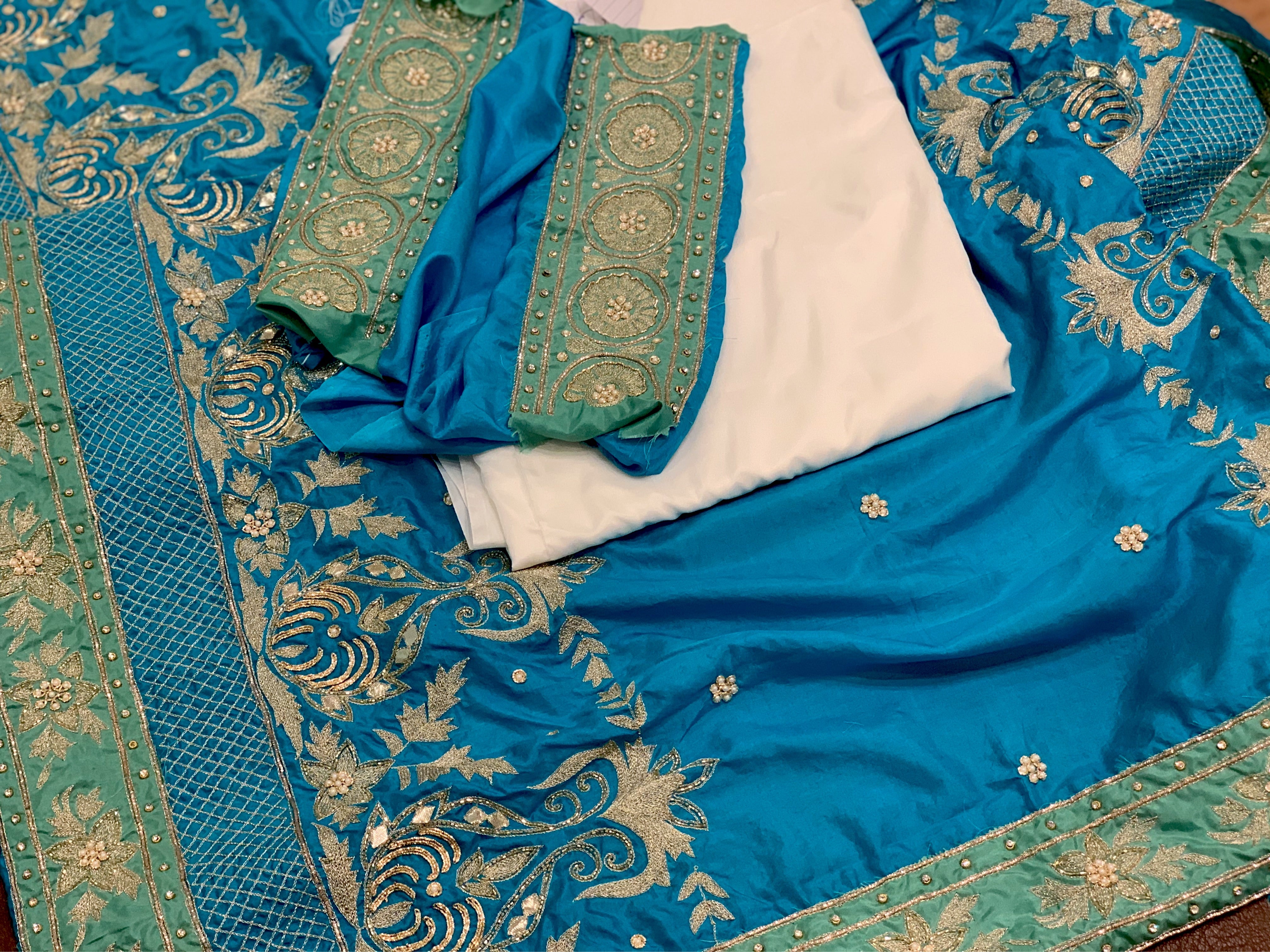 Handembroidered dress Unstitched