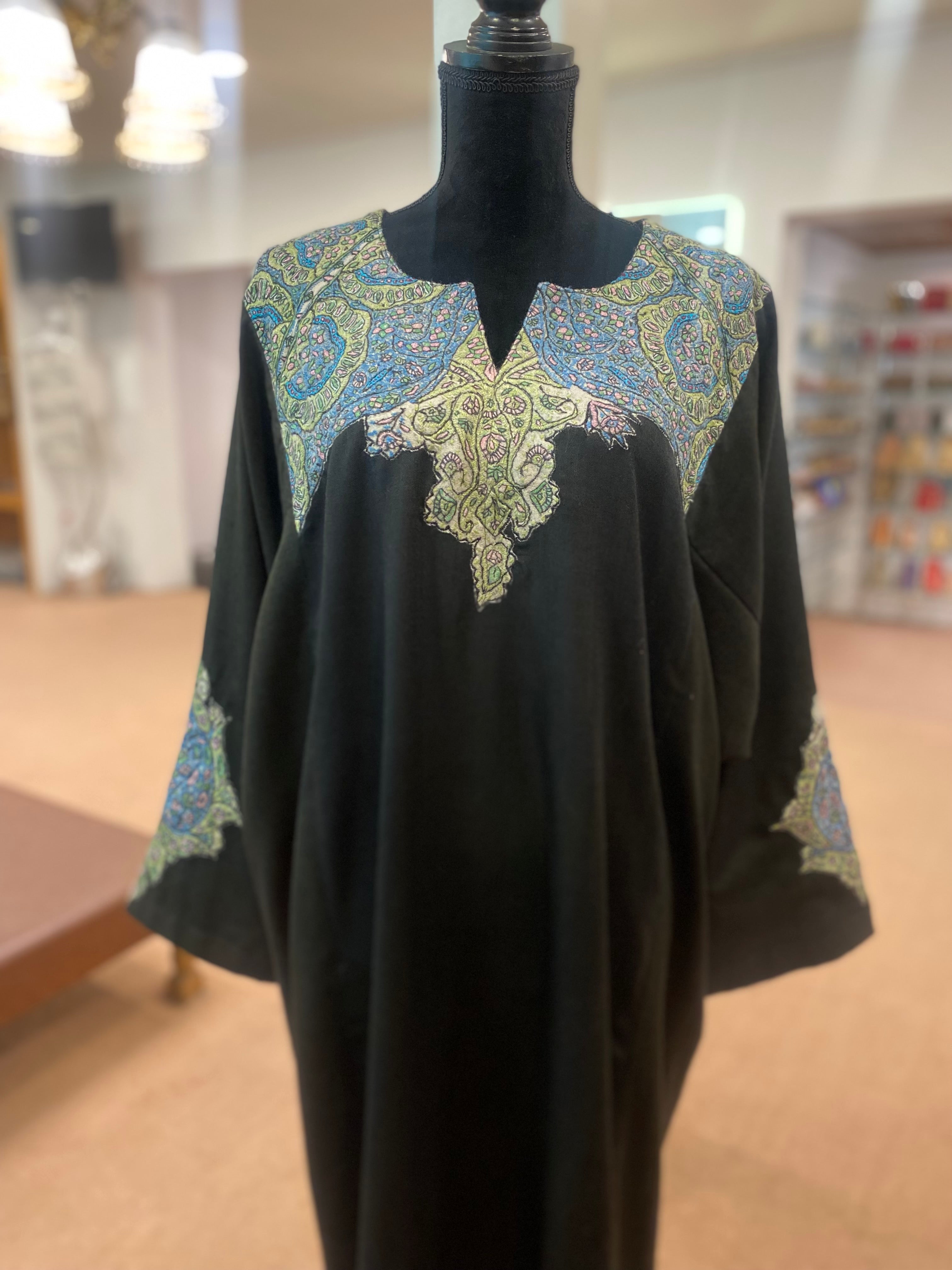 Pashmina wool blend handsozni pheran - PWB008 - Pastau