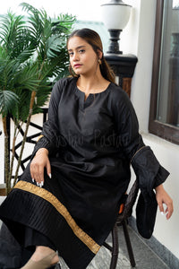 Hand Tilla pure silk 3pc stitched