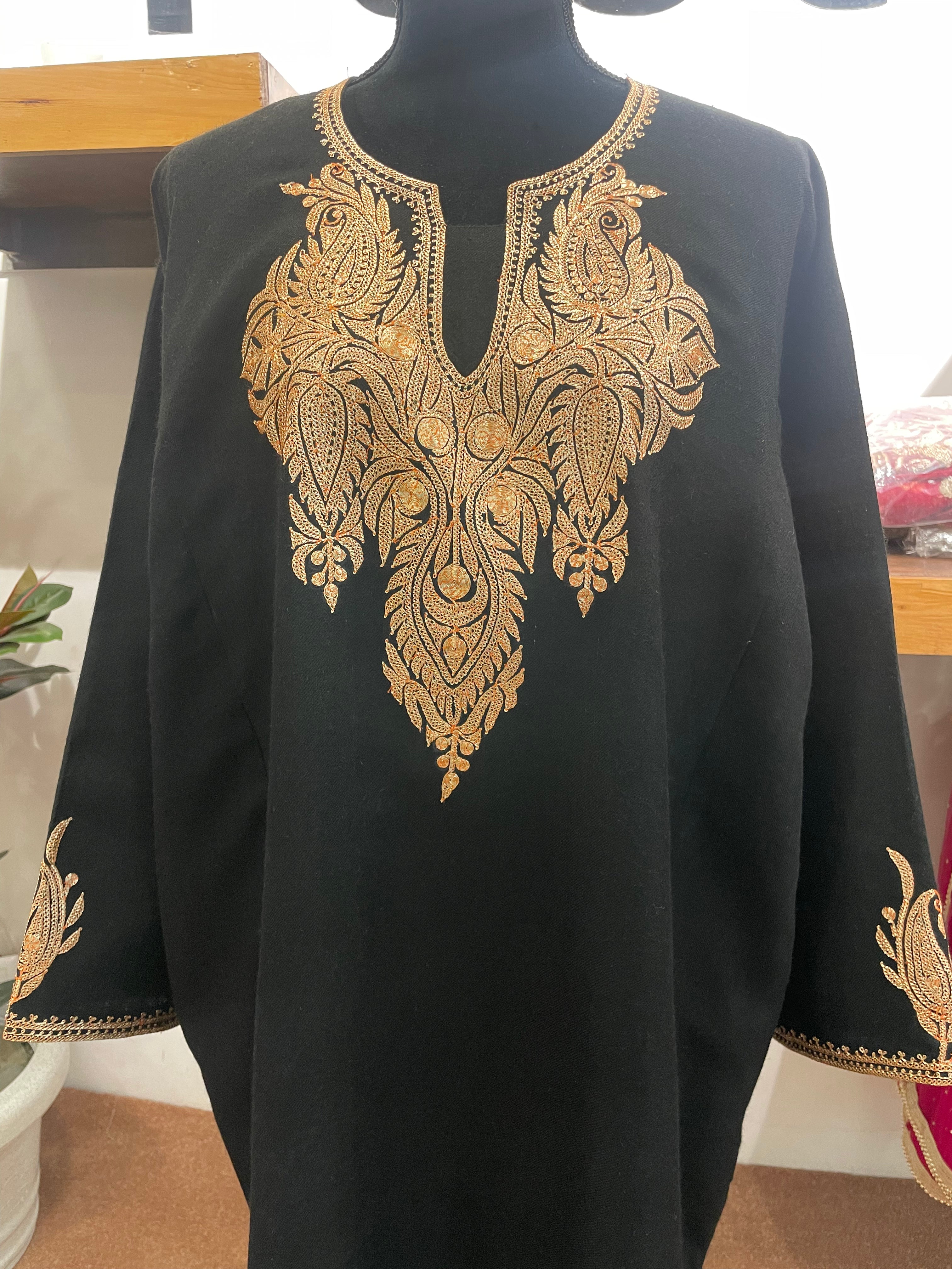 Handtilla pashmina blend pheran