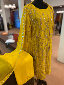 Hand embroidered dress 3pc stitched