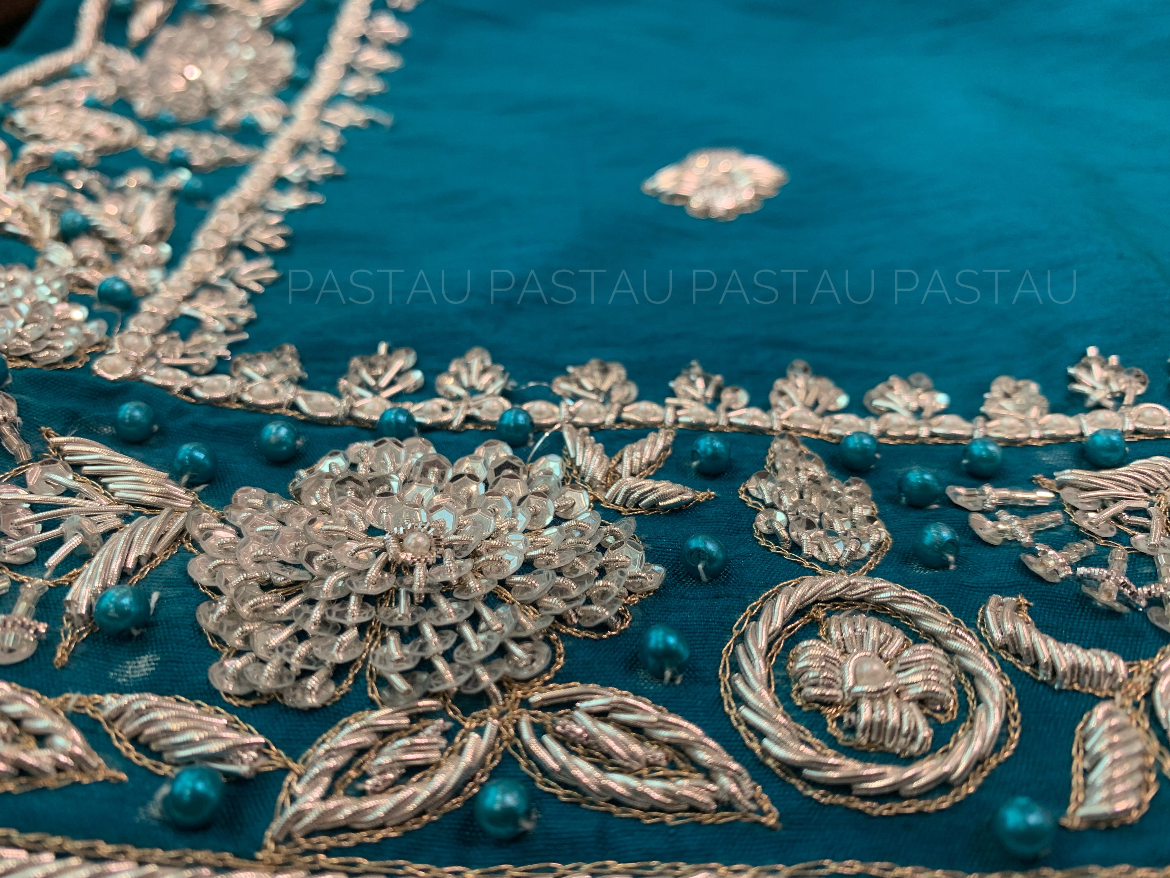 Handembroidered Dress 3pc unstitched